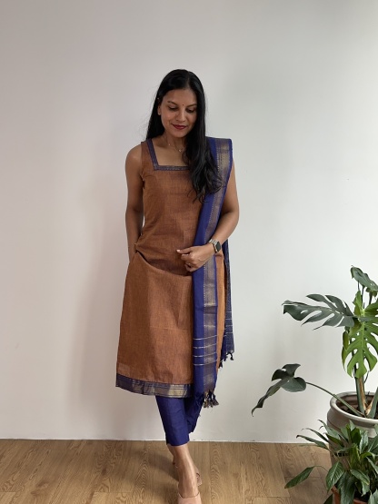 Mangalagiri Cotton Suit