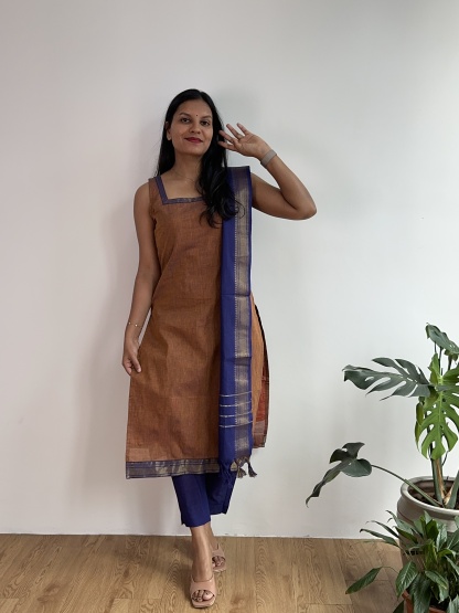 Mangalagiri Cotton Suit