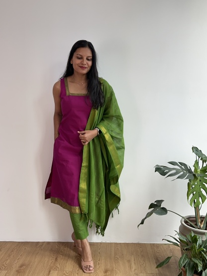 Mangalagiri Cotton Suit