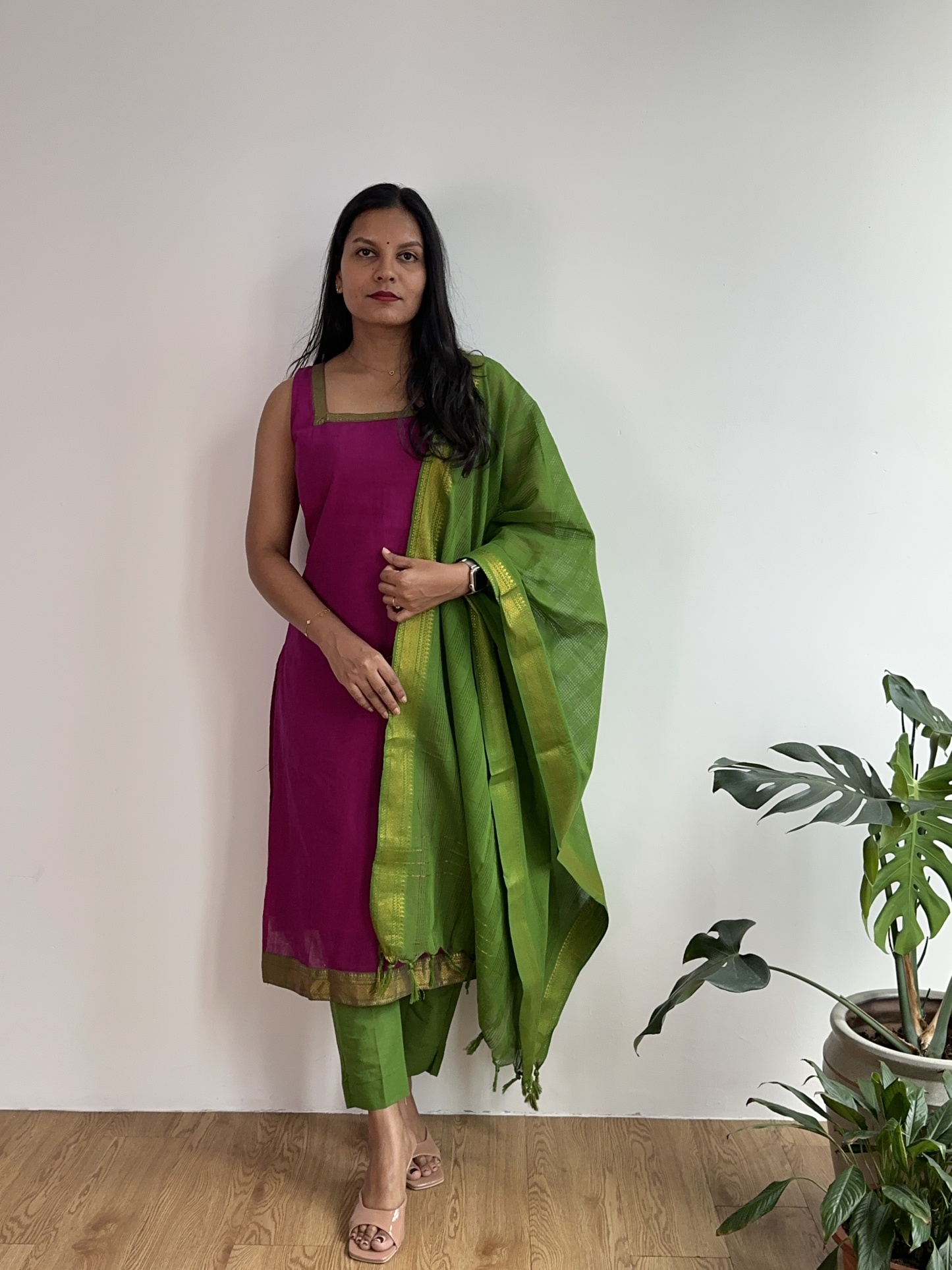 Mangalagiri Cotton Suit