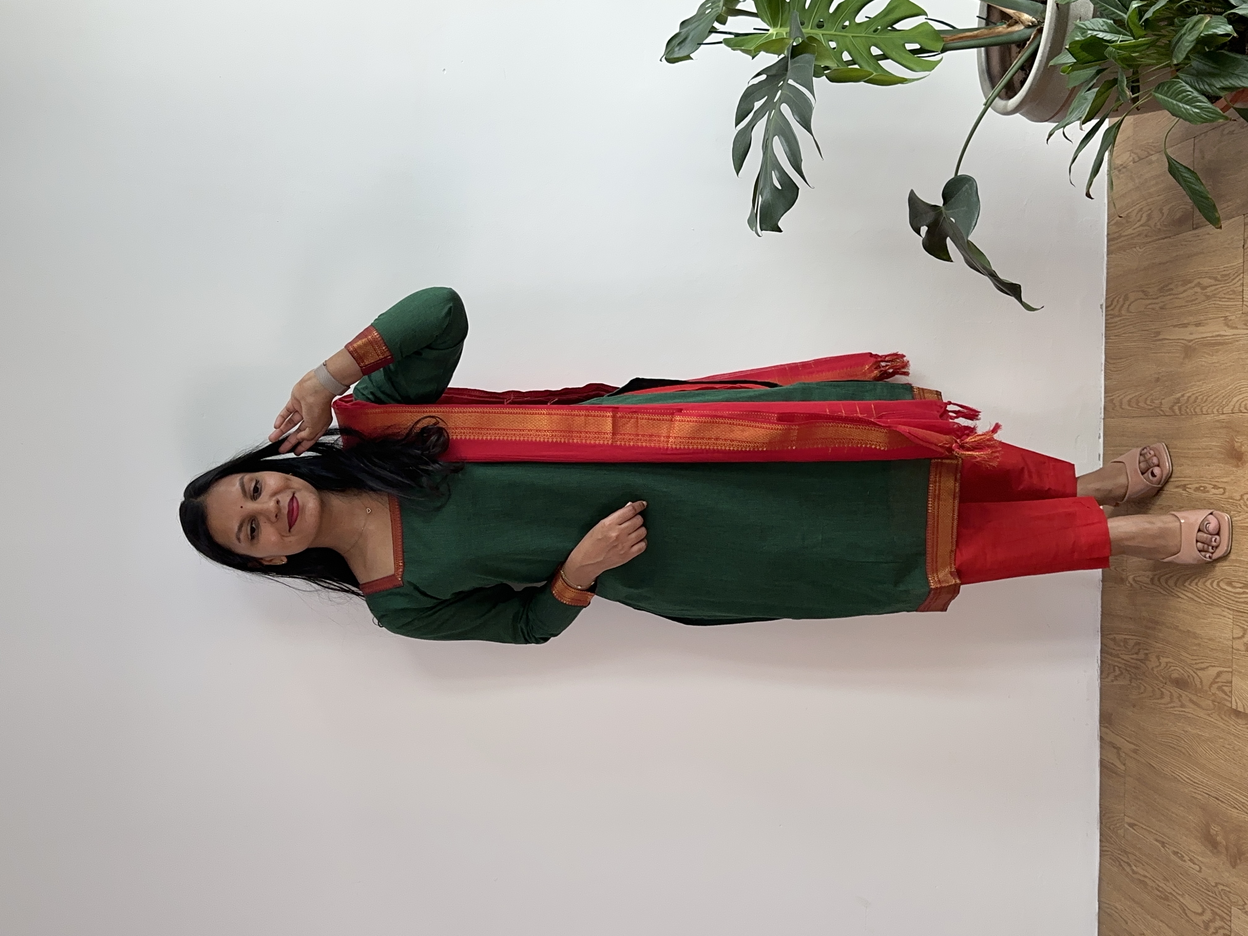 Mangalagiri Cotton Suit