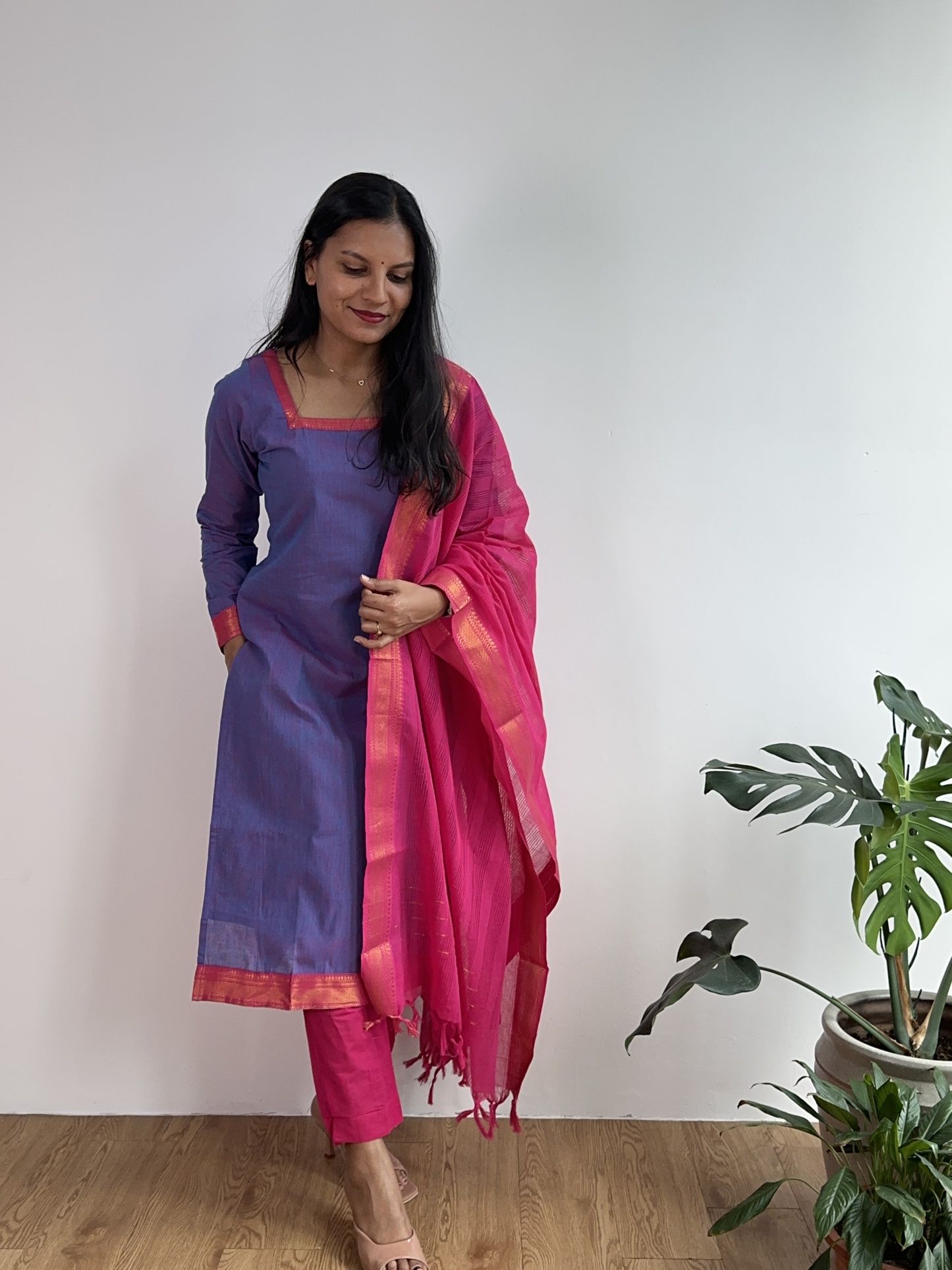 Mangalagiri Cotton Suit