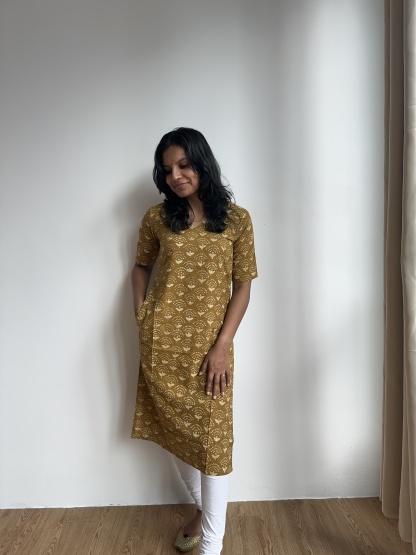 Handblock Kurti