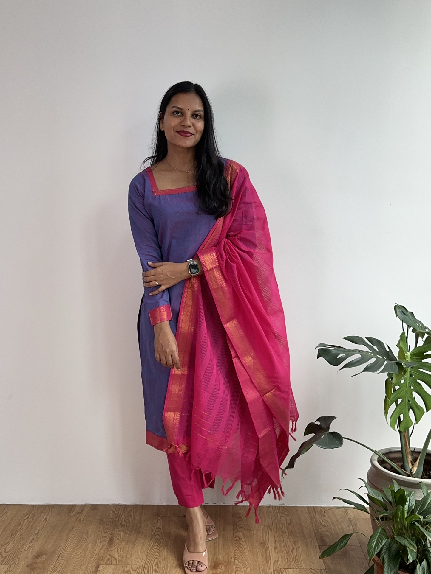 Mangalagiri Cotton Suit