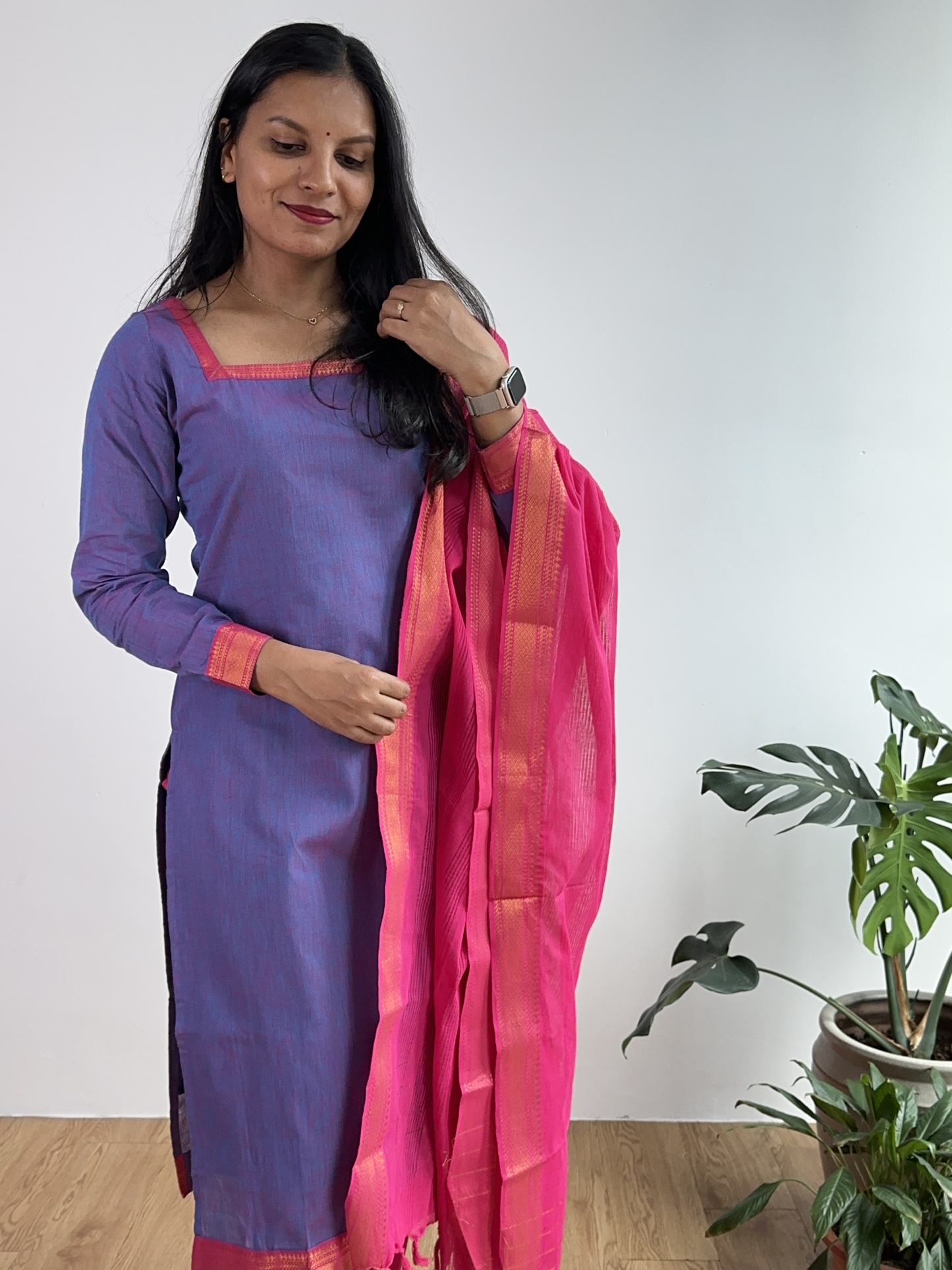 Mangalagiri Cotton Suit