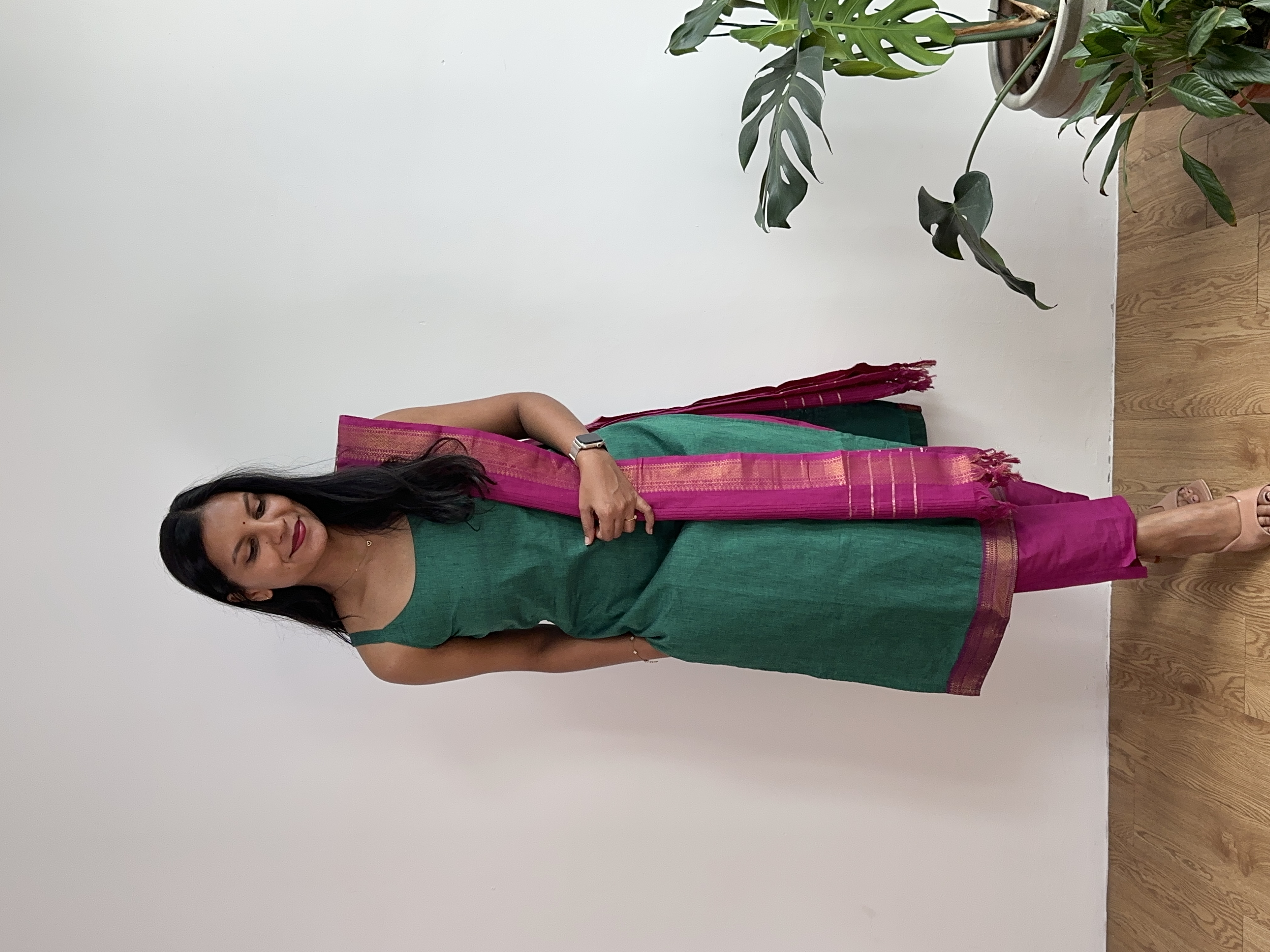 Mangalagiri Cotton Suit