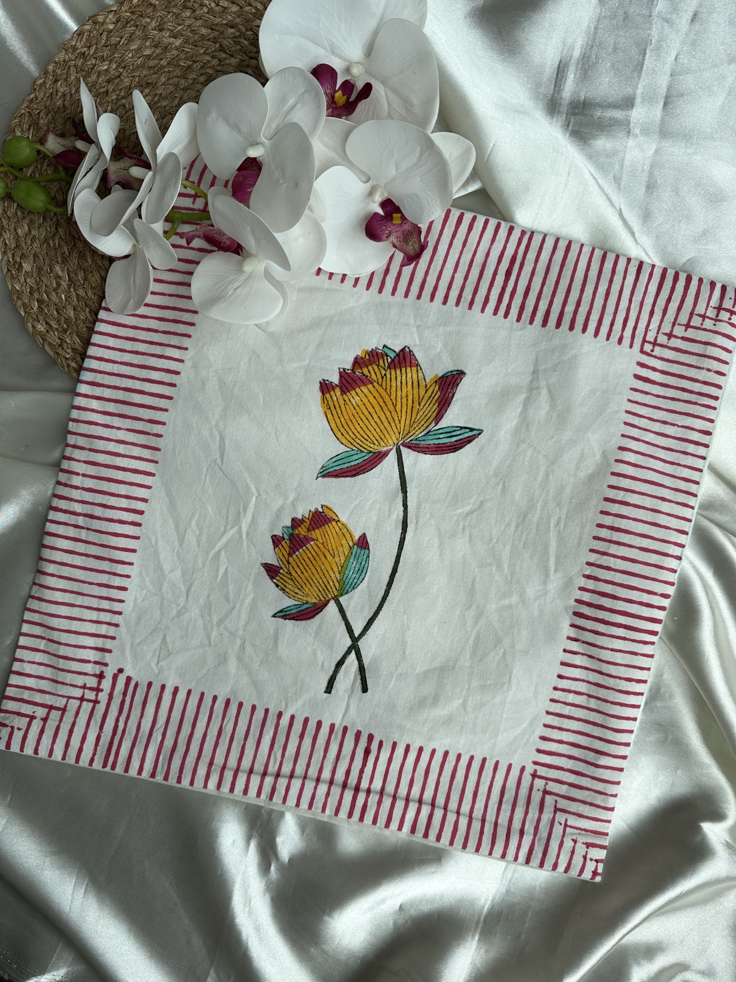 Handblock Cushion Cover