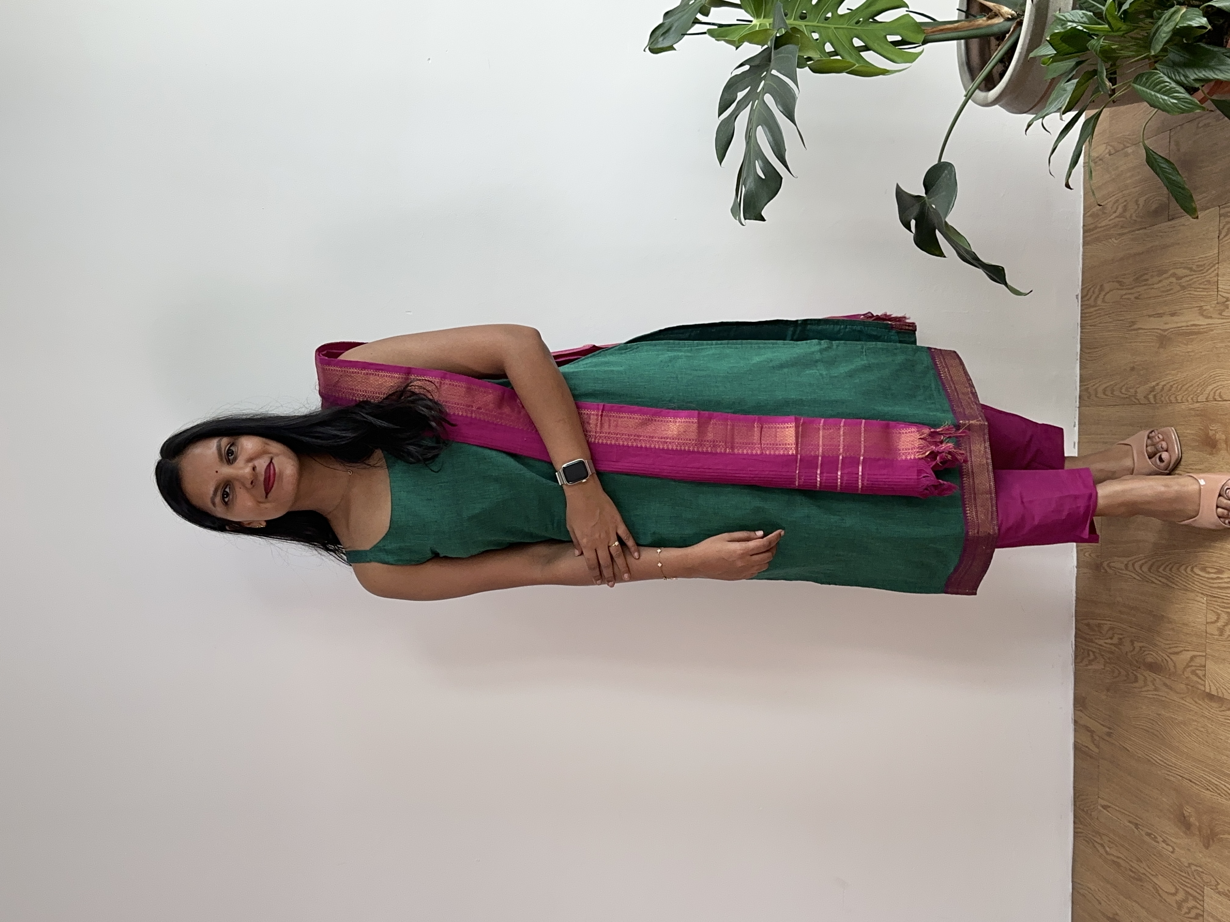 Mangalagiri Cotton Suit