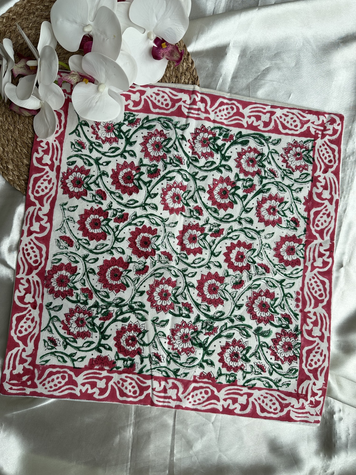 Handblock Cushion Cover