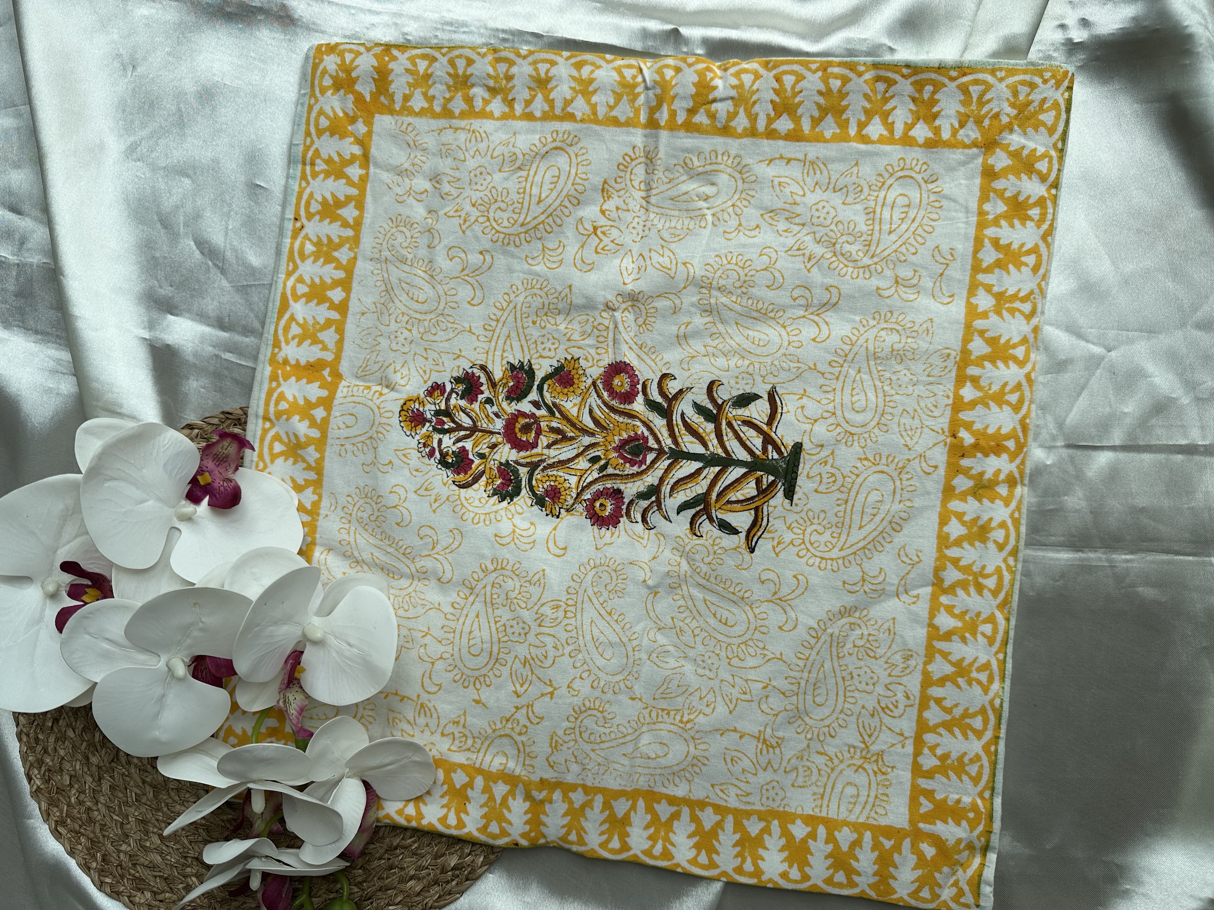 Handblock Cushion Cover