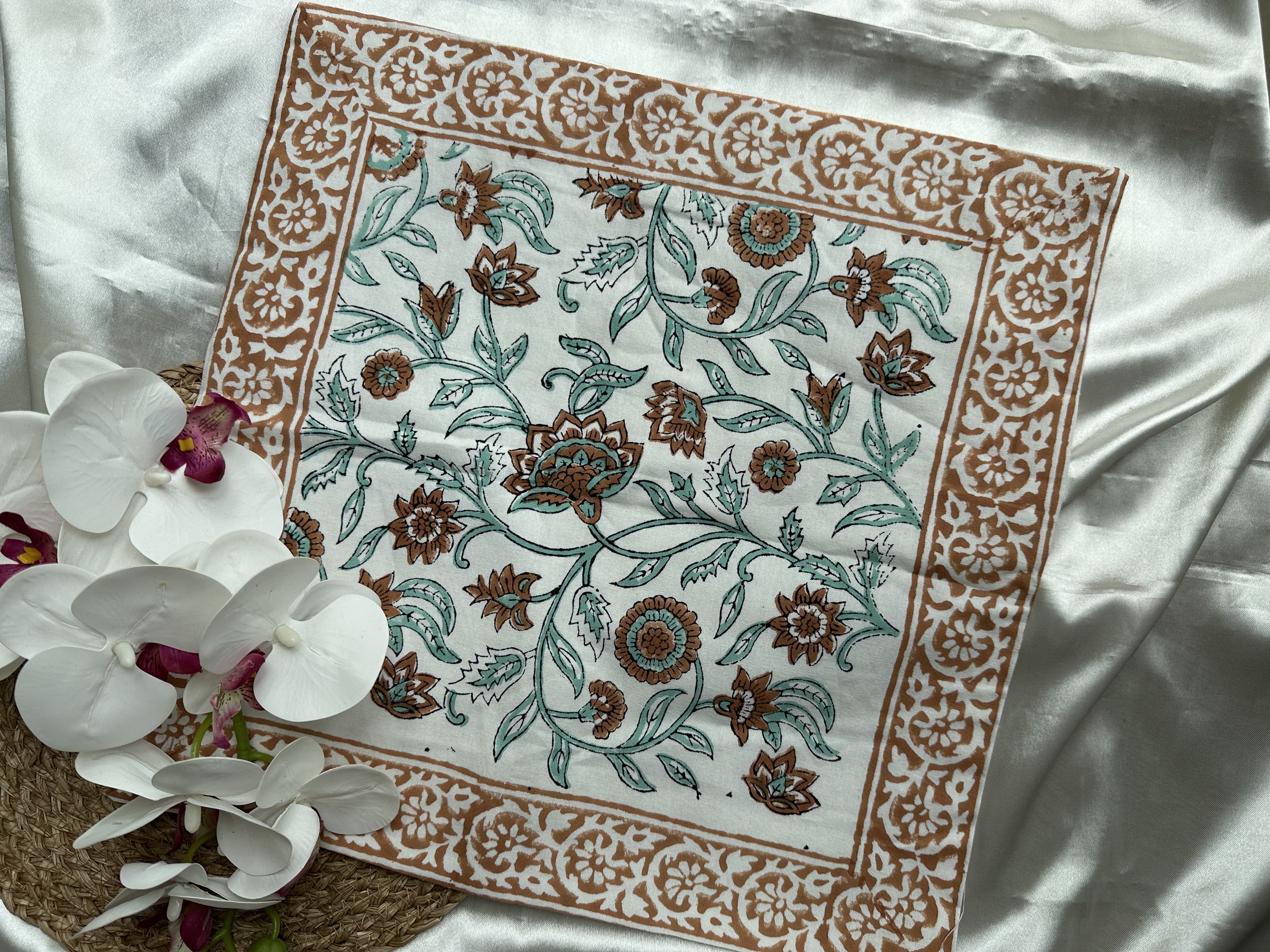 Handblock Cushion Cover