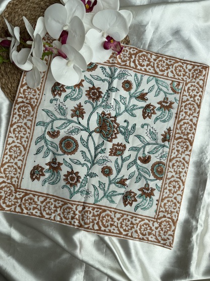 Handblock Cushion Cover