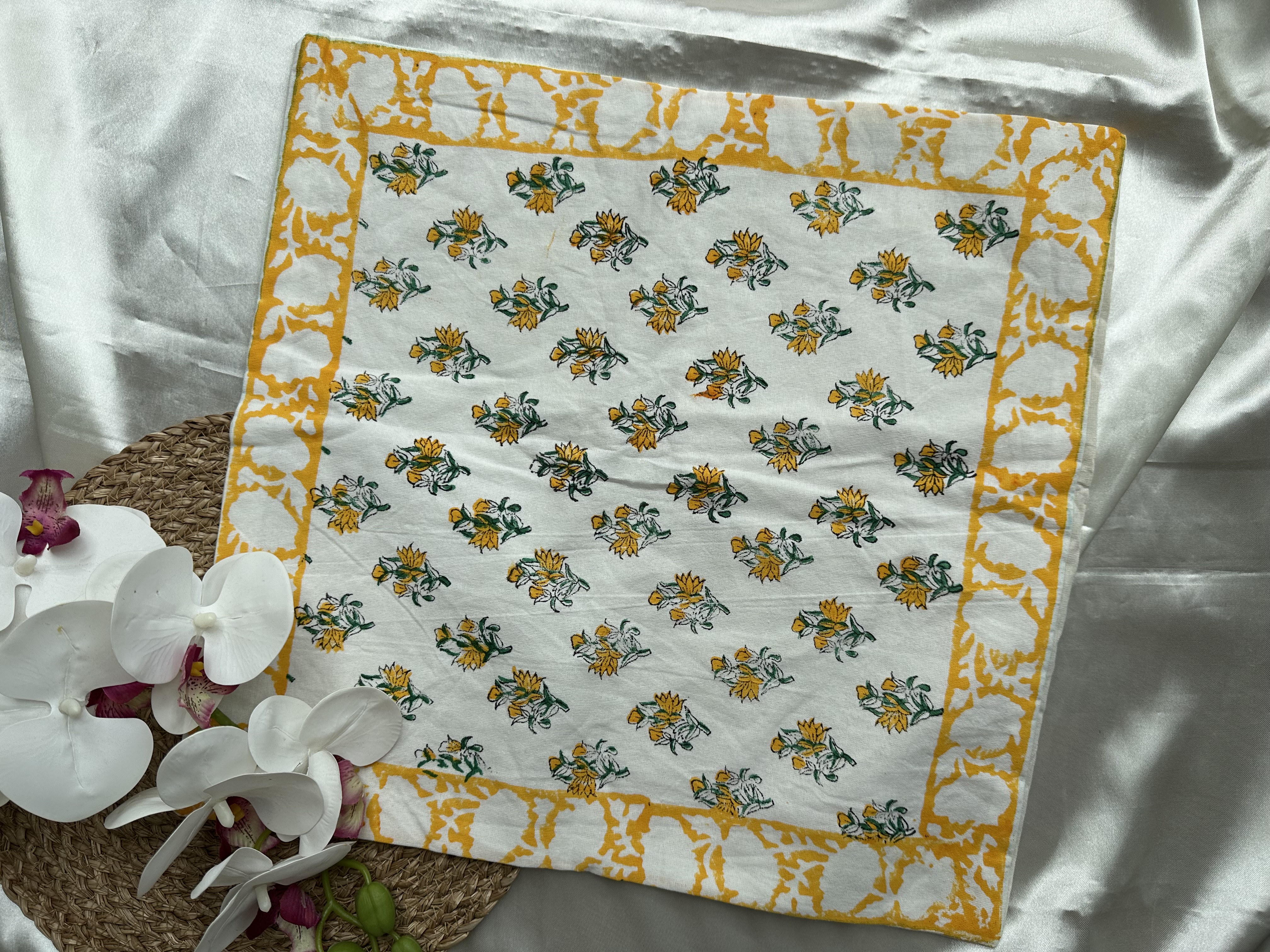 Handblock Cushion Cover