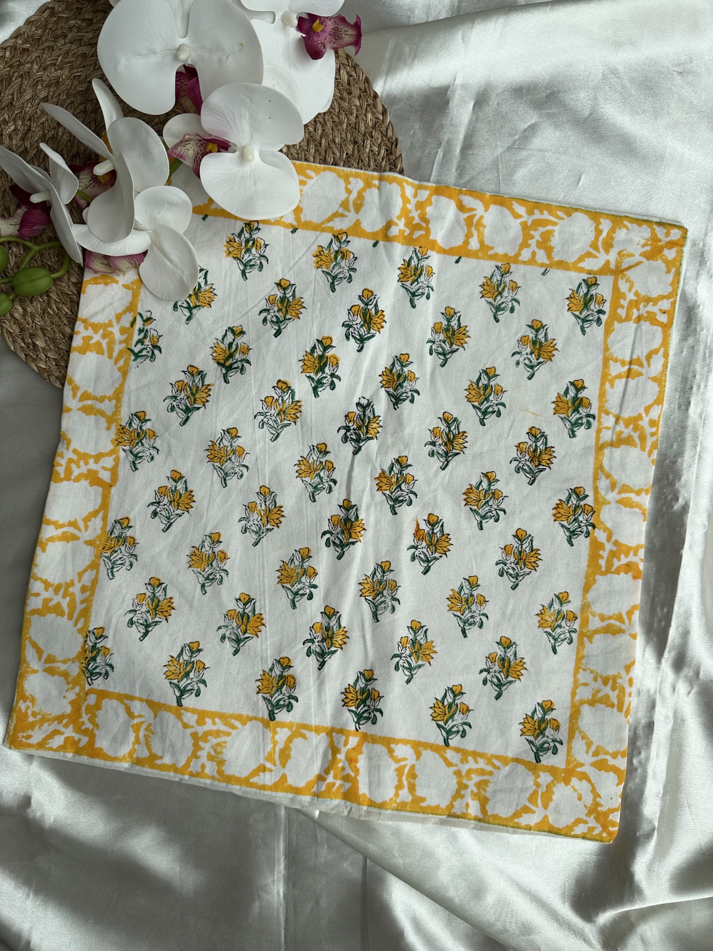 Handblock Cushion Cover