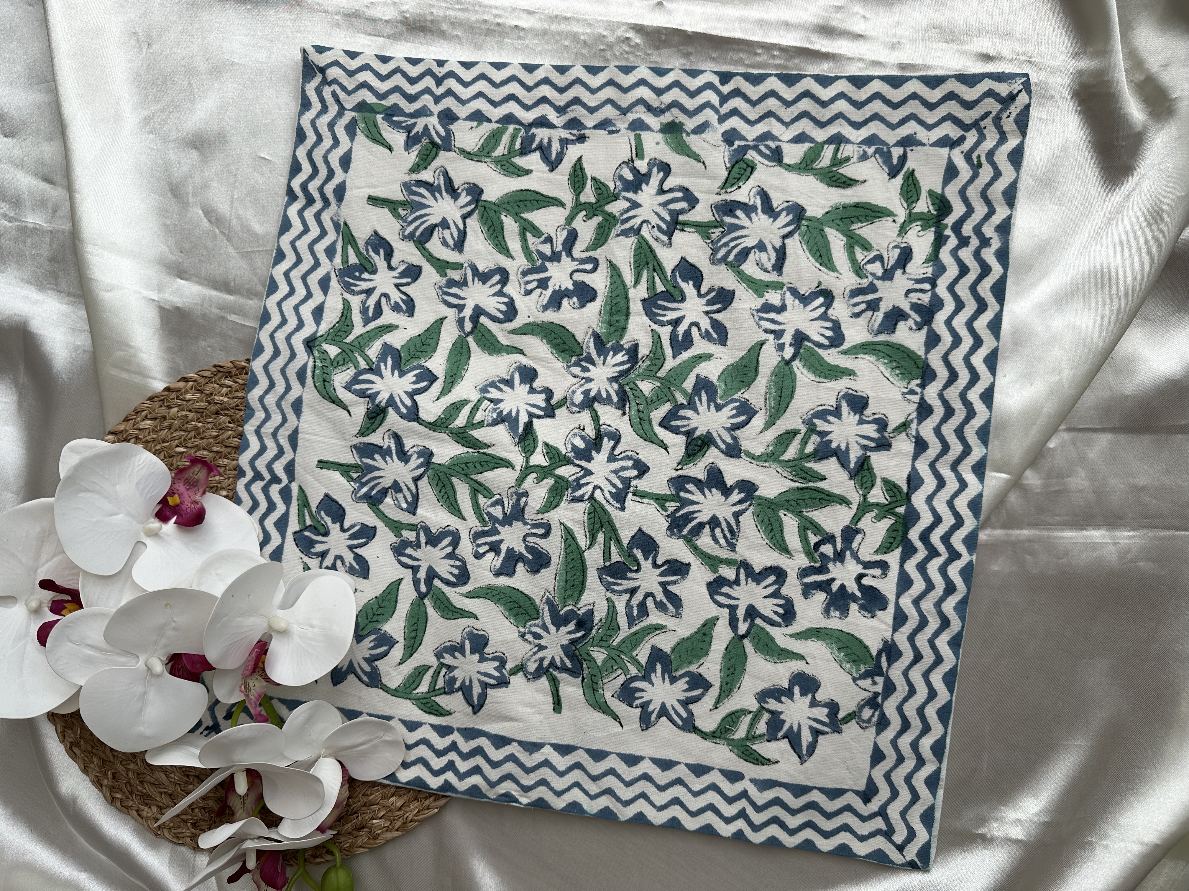 Handblock Cushion Cover