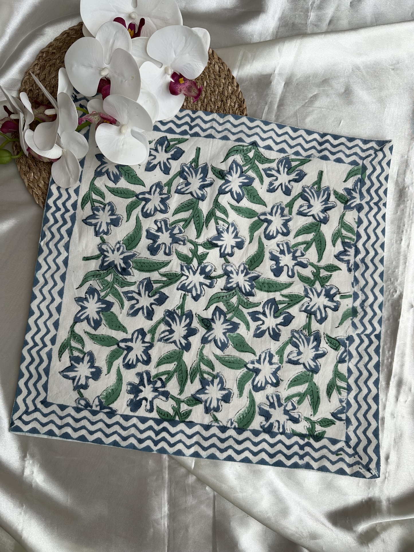 Handblock Cushion Cover