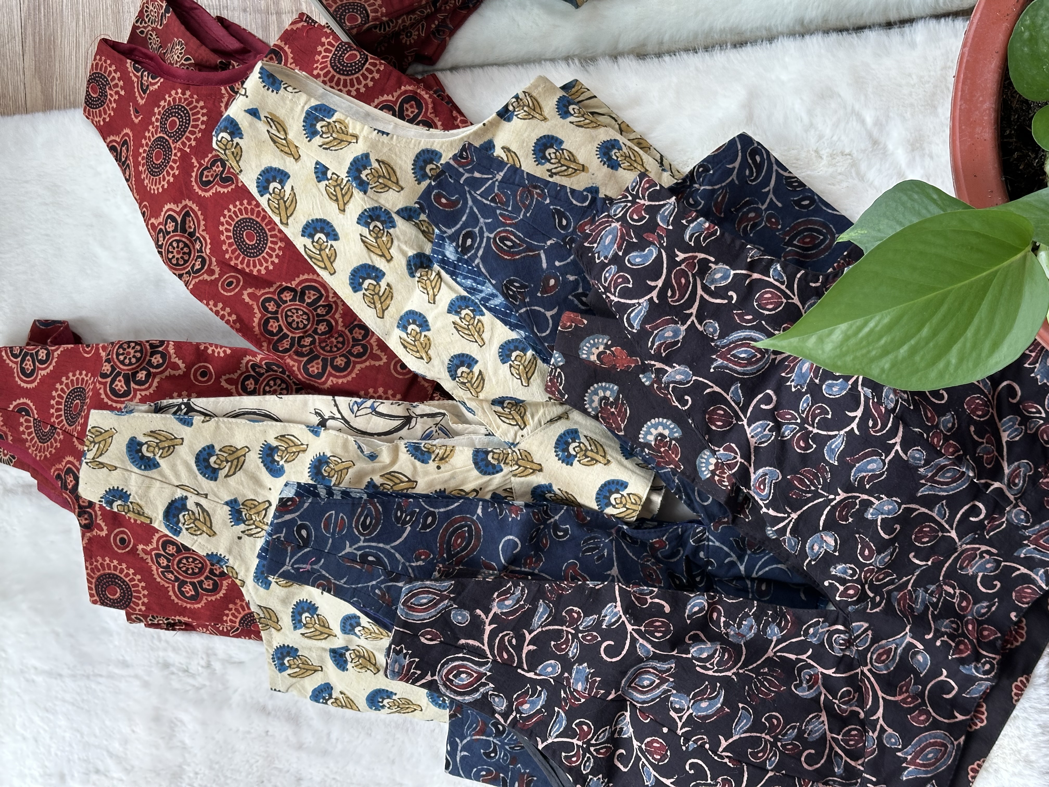 Cotton Ajrakh Blouse