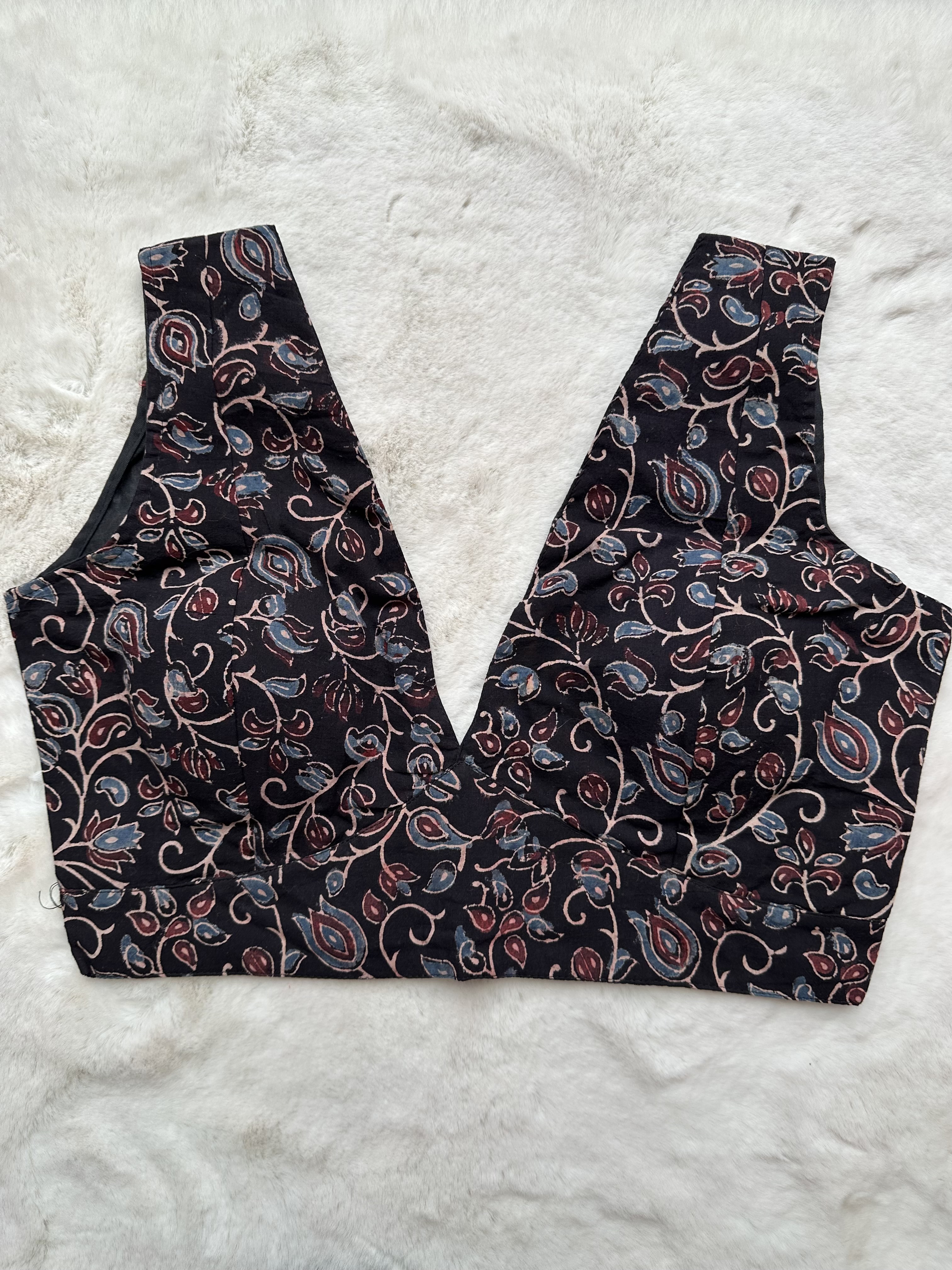 Cotton Ajrakh Blouse