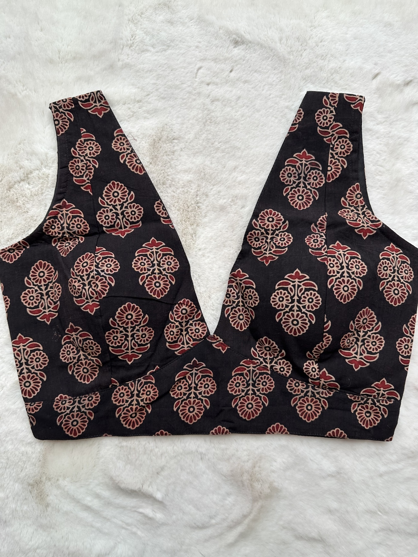 Cotton Ajrakh Blouse