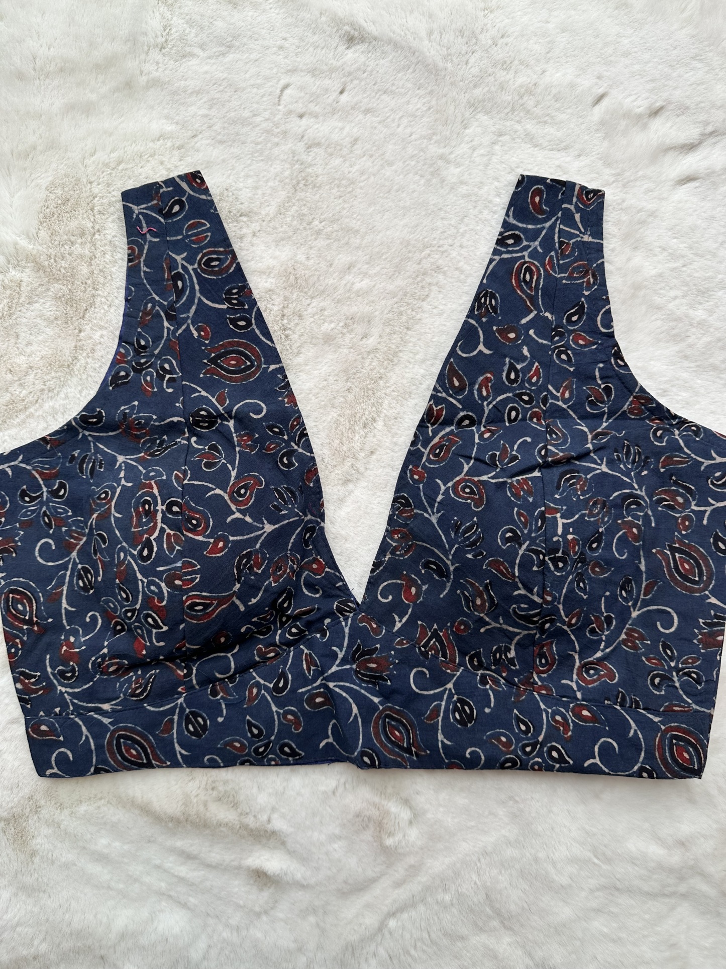 Cotton Ajrakh Blouse