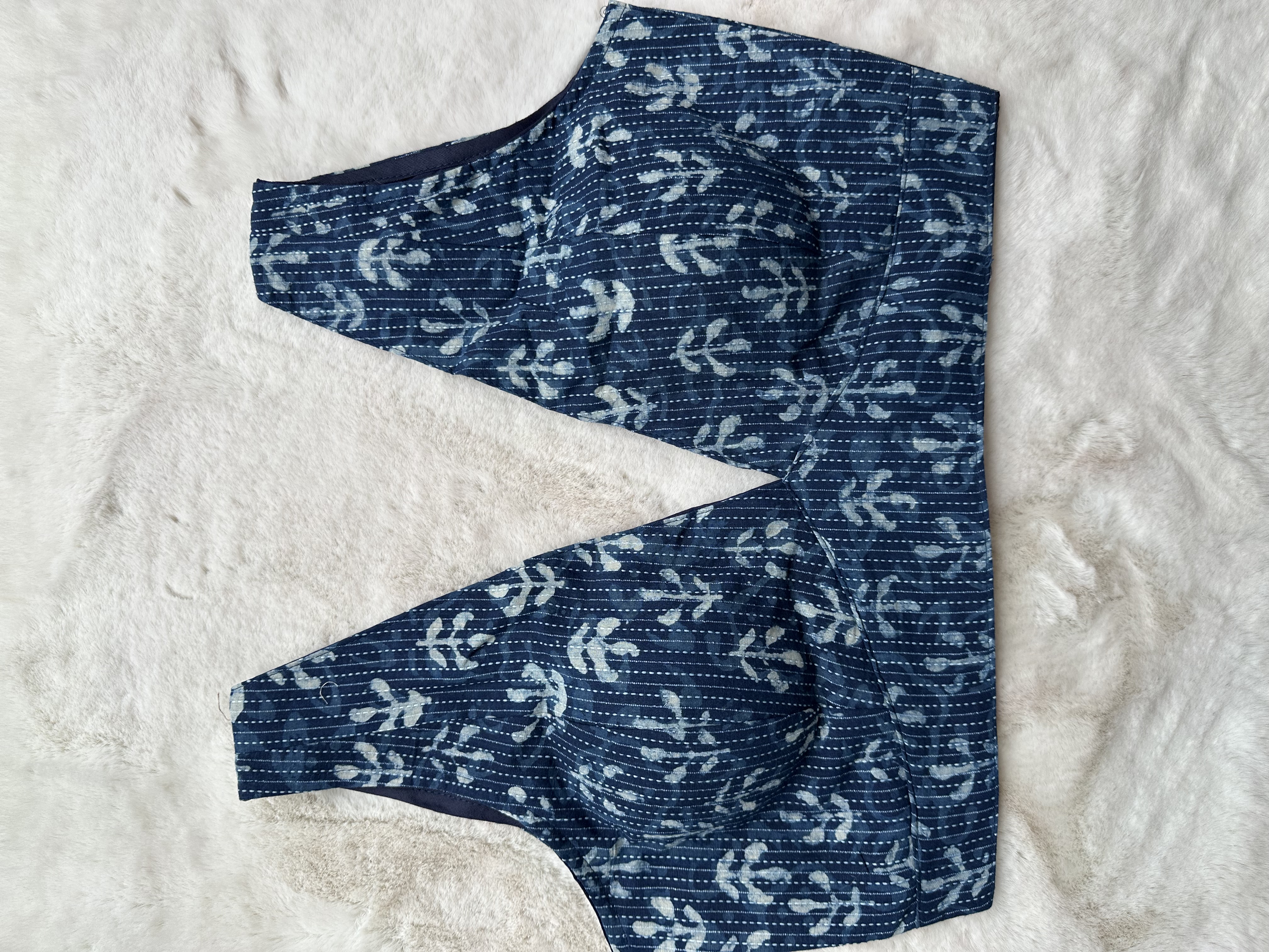 Cotton Ajrakh Blouse