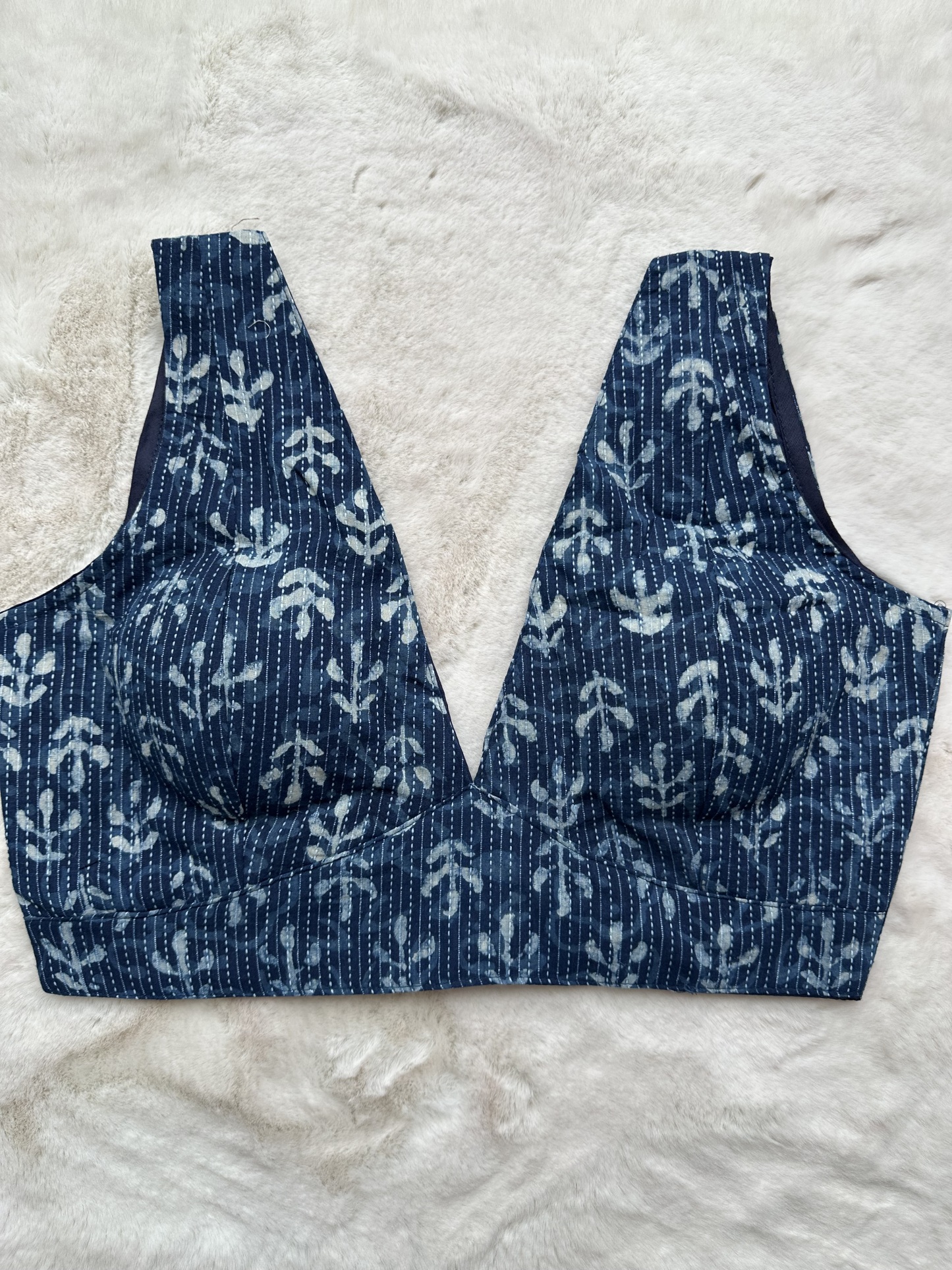 Cotton Ajrakh Blouse