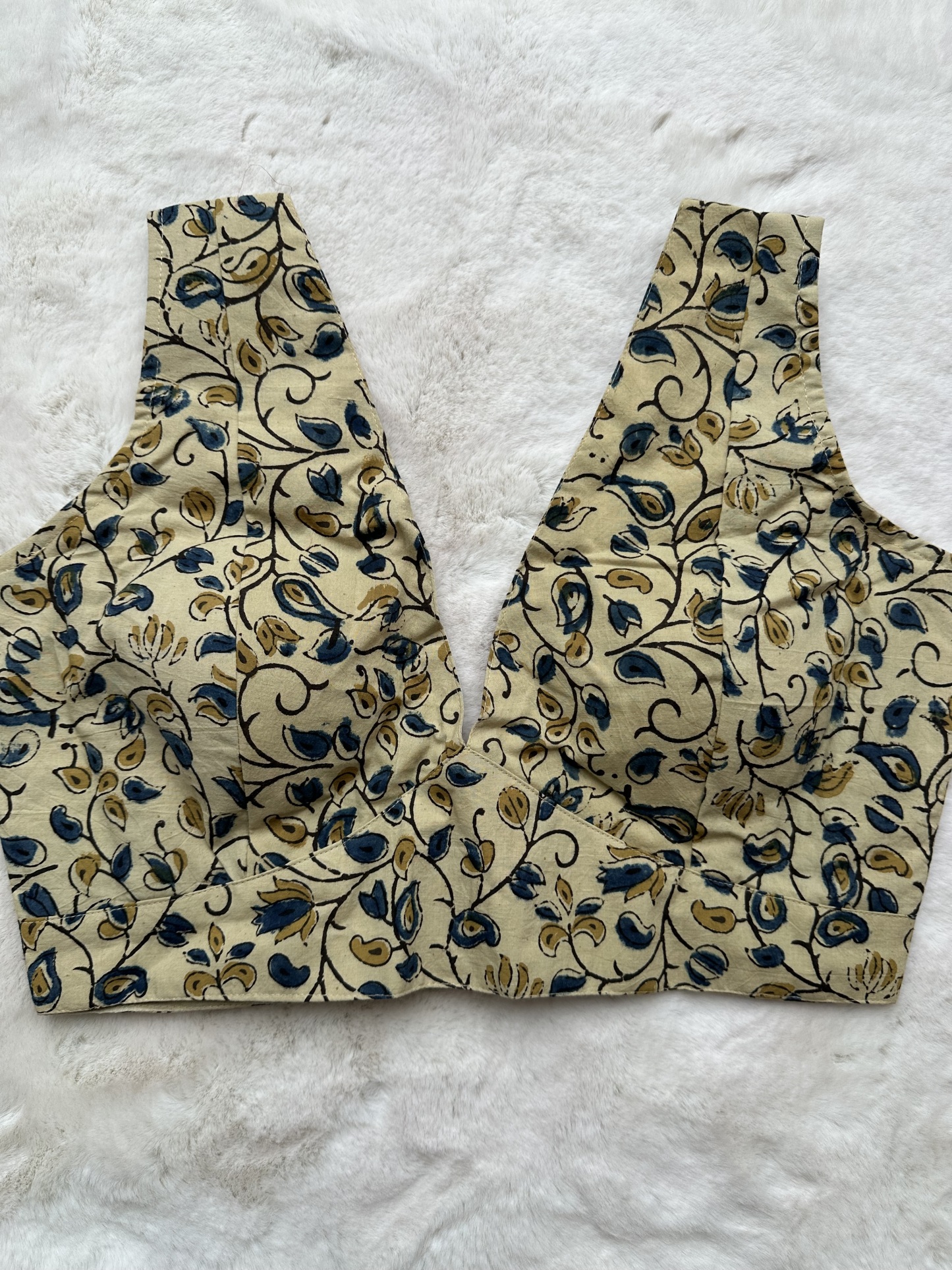 Cotton Ajrakh Blouse