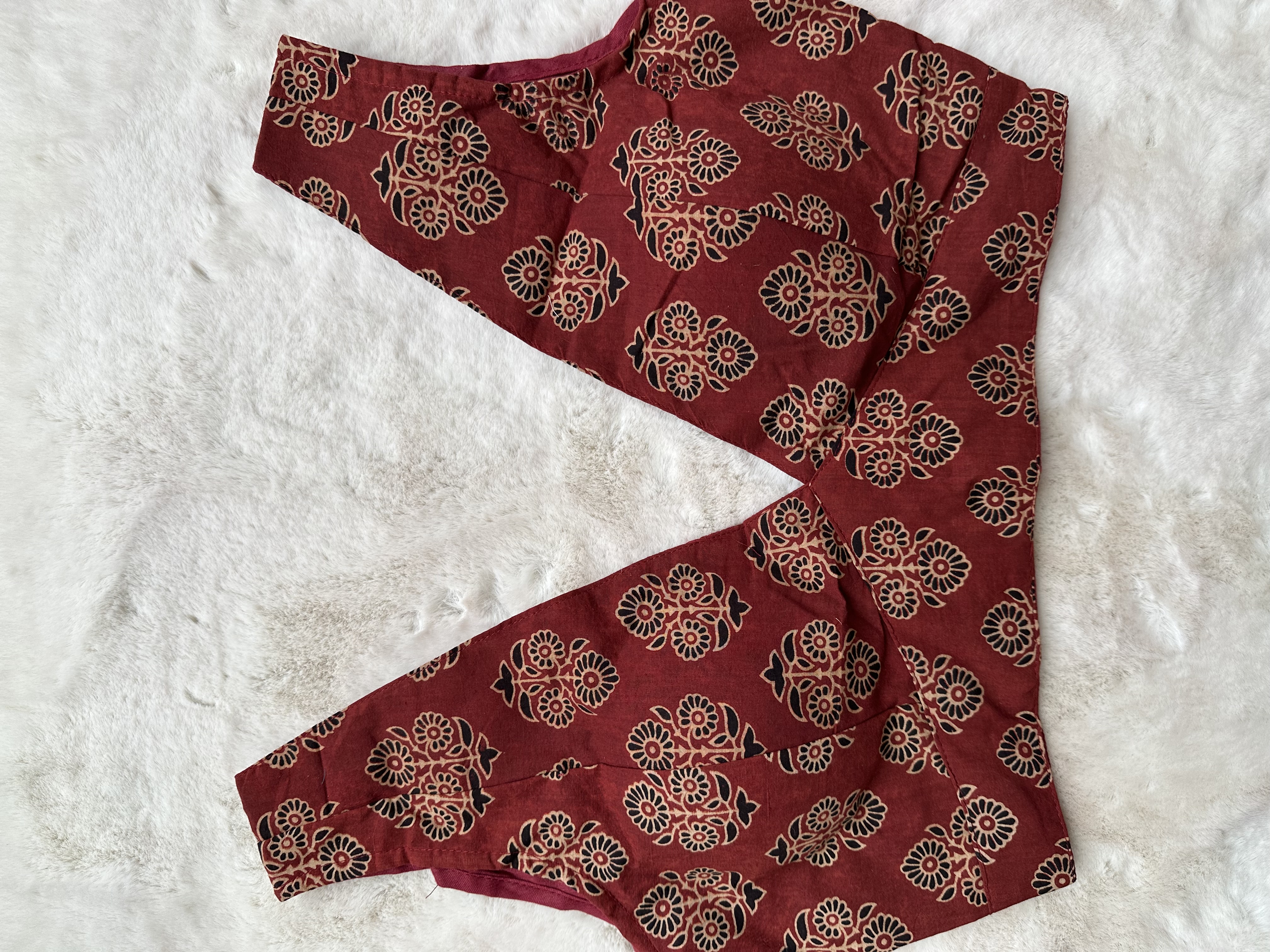 Cotton Ajrakh Blouse