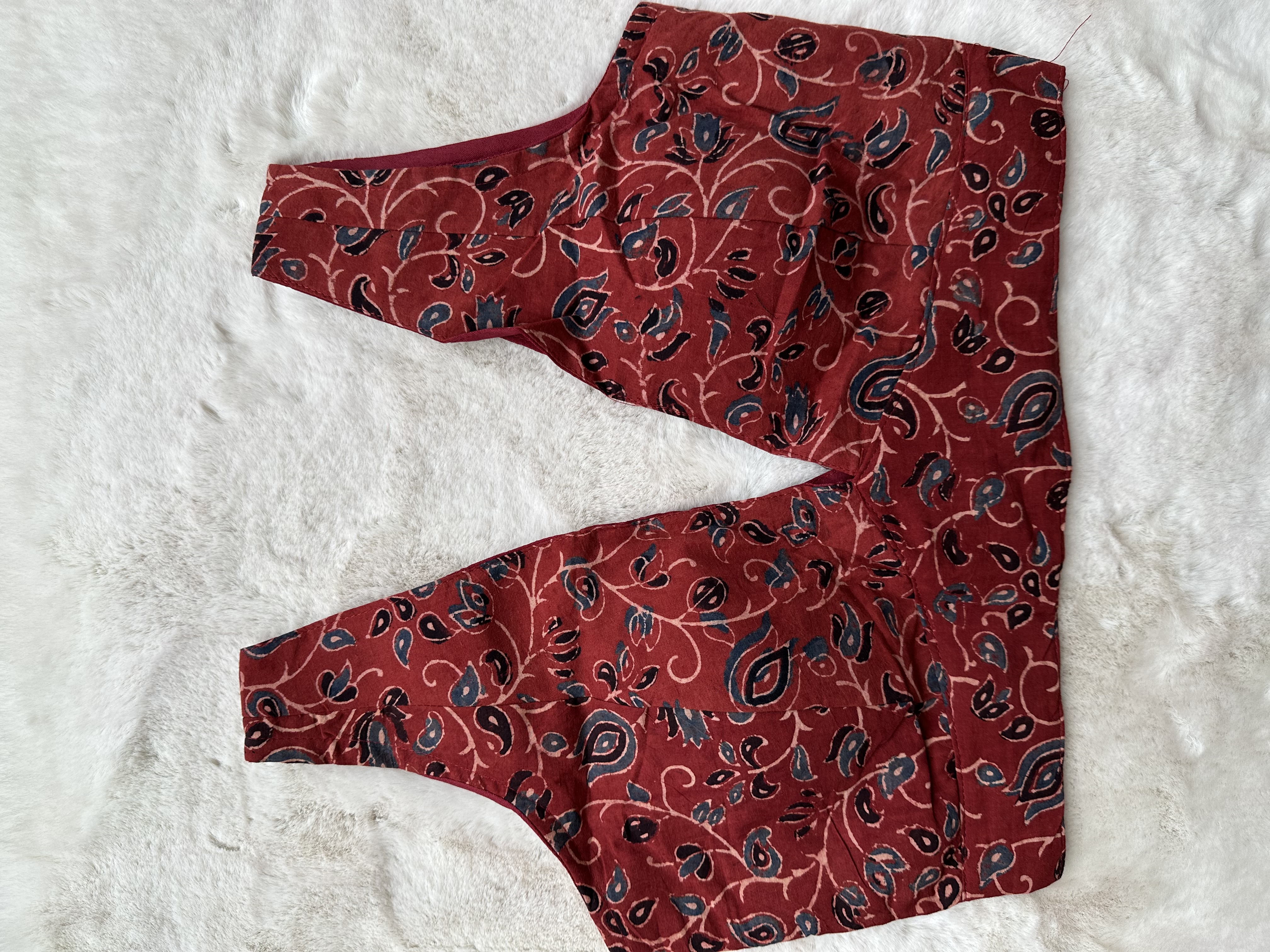 Cotton Ajrakh Blouse