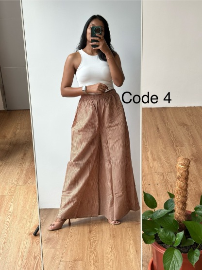 Flex Cotton Palazzo