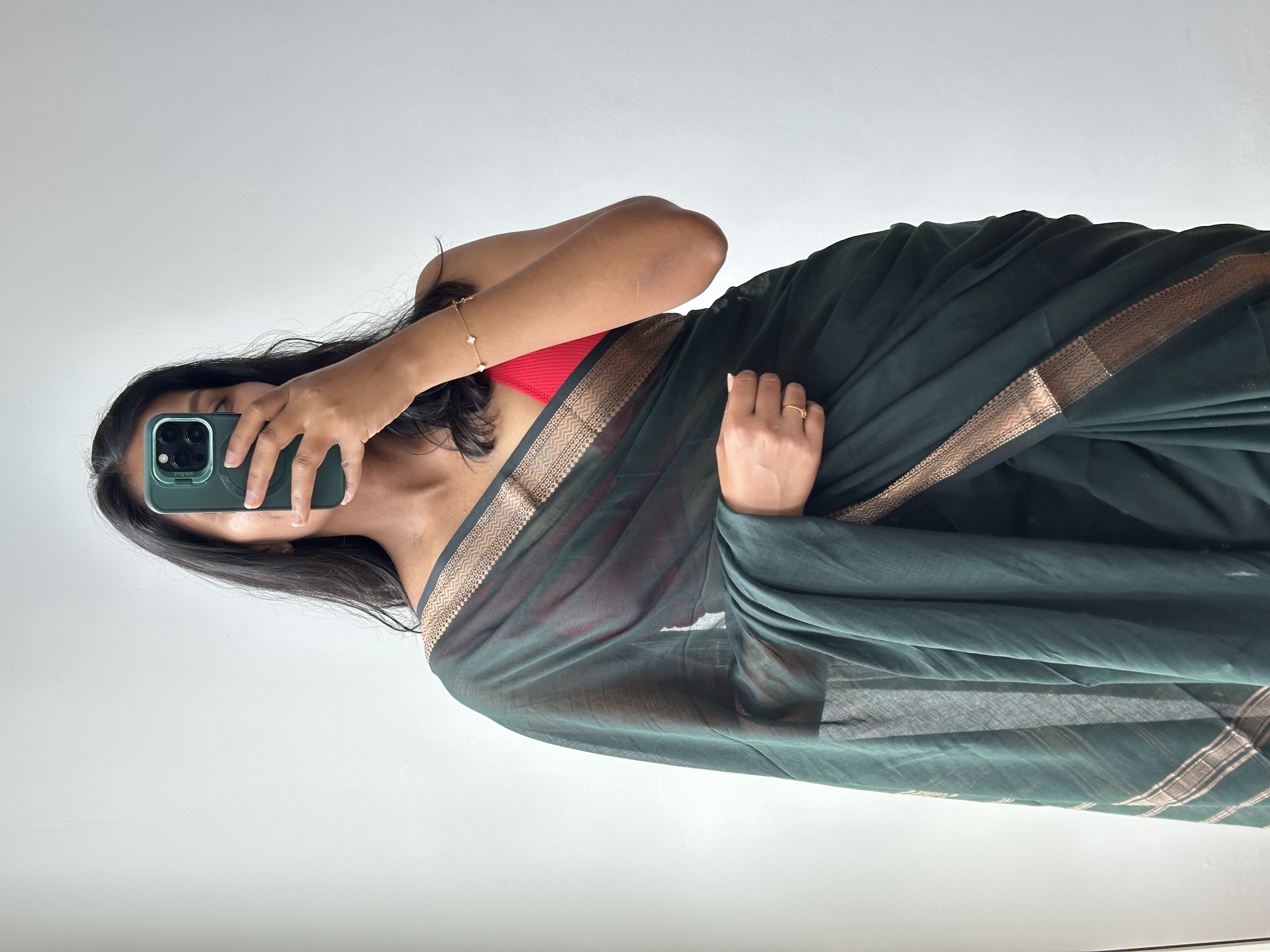 Bengal Cotton Mangalagiri Saree