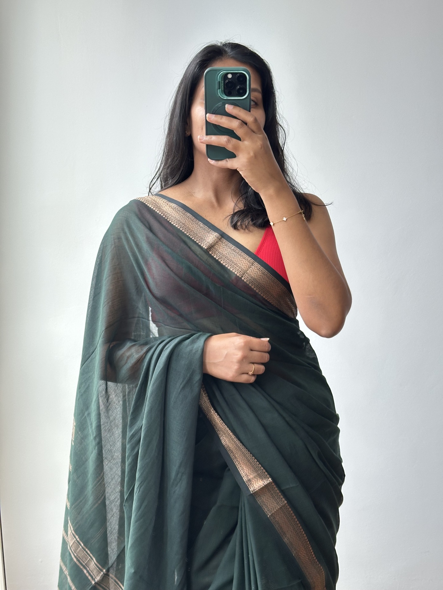 Bengal Cotton Mangalagiri Saree