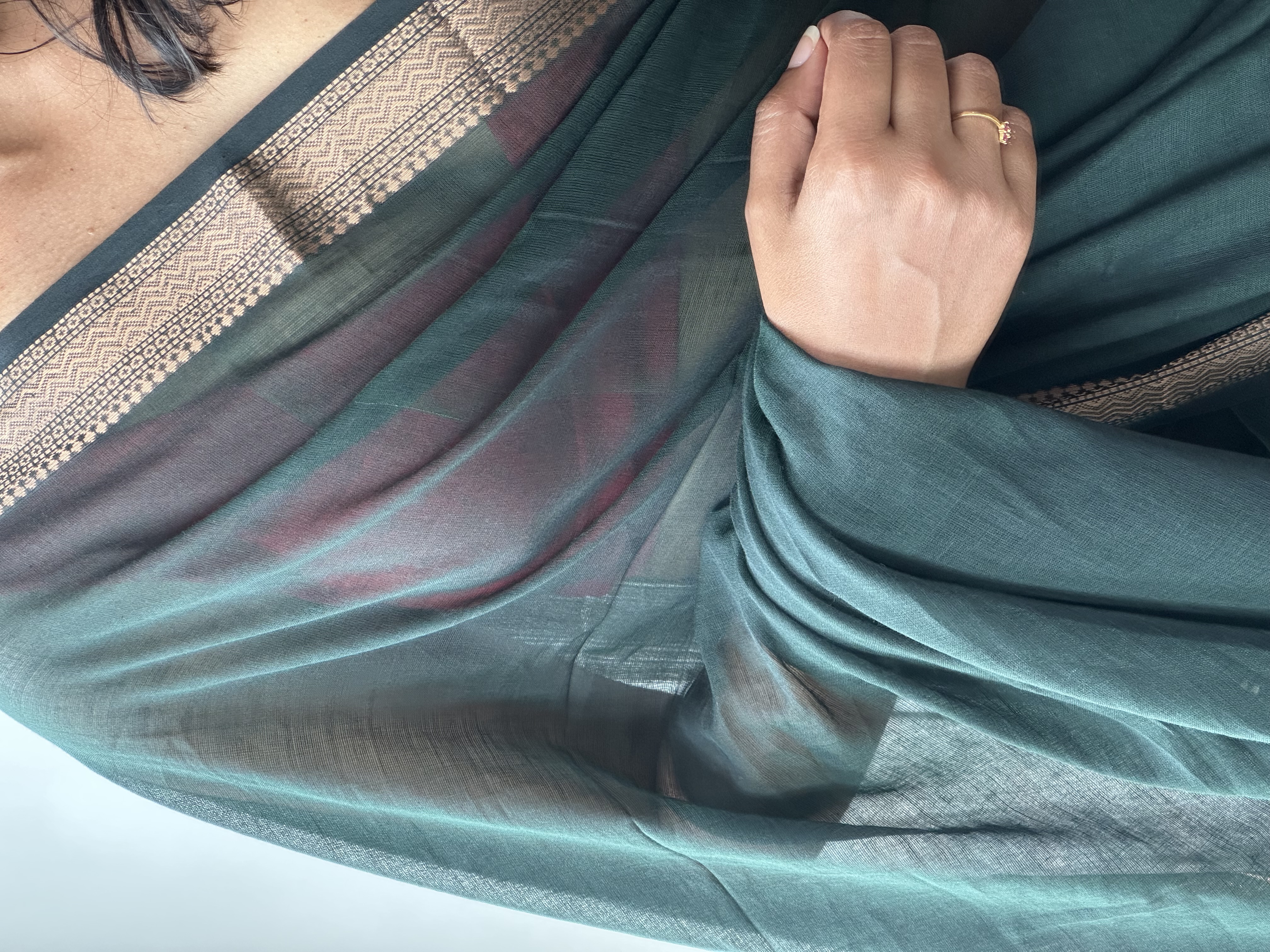 Bengal Cotton Mangalagiri Saree