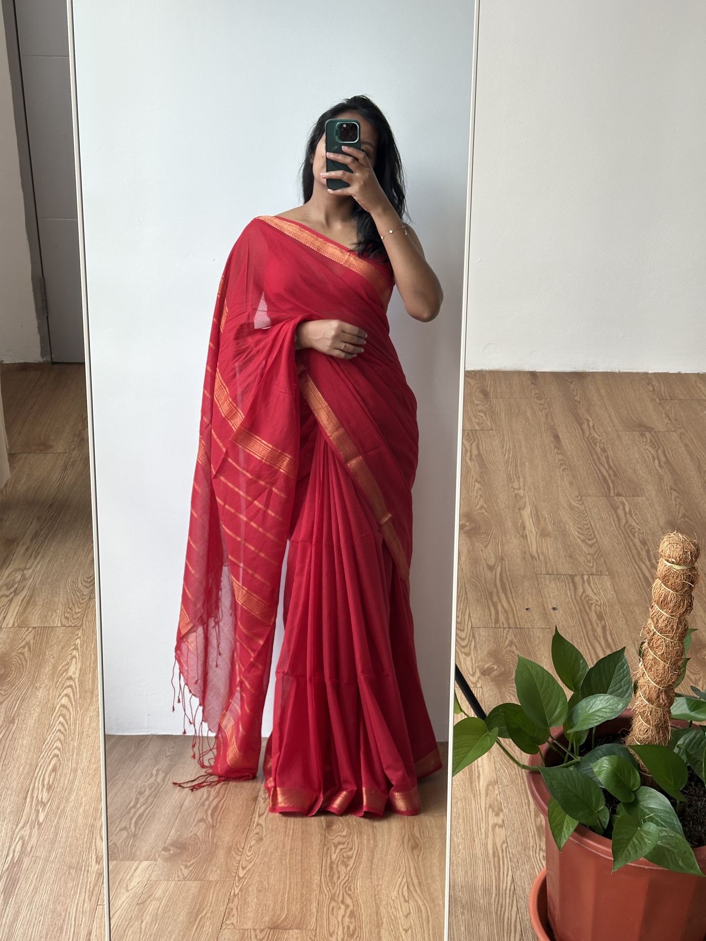 Bengal Cotton Mangalagiri Saree