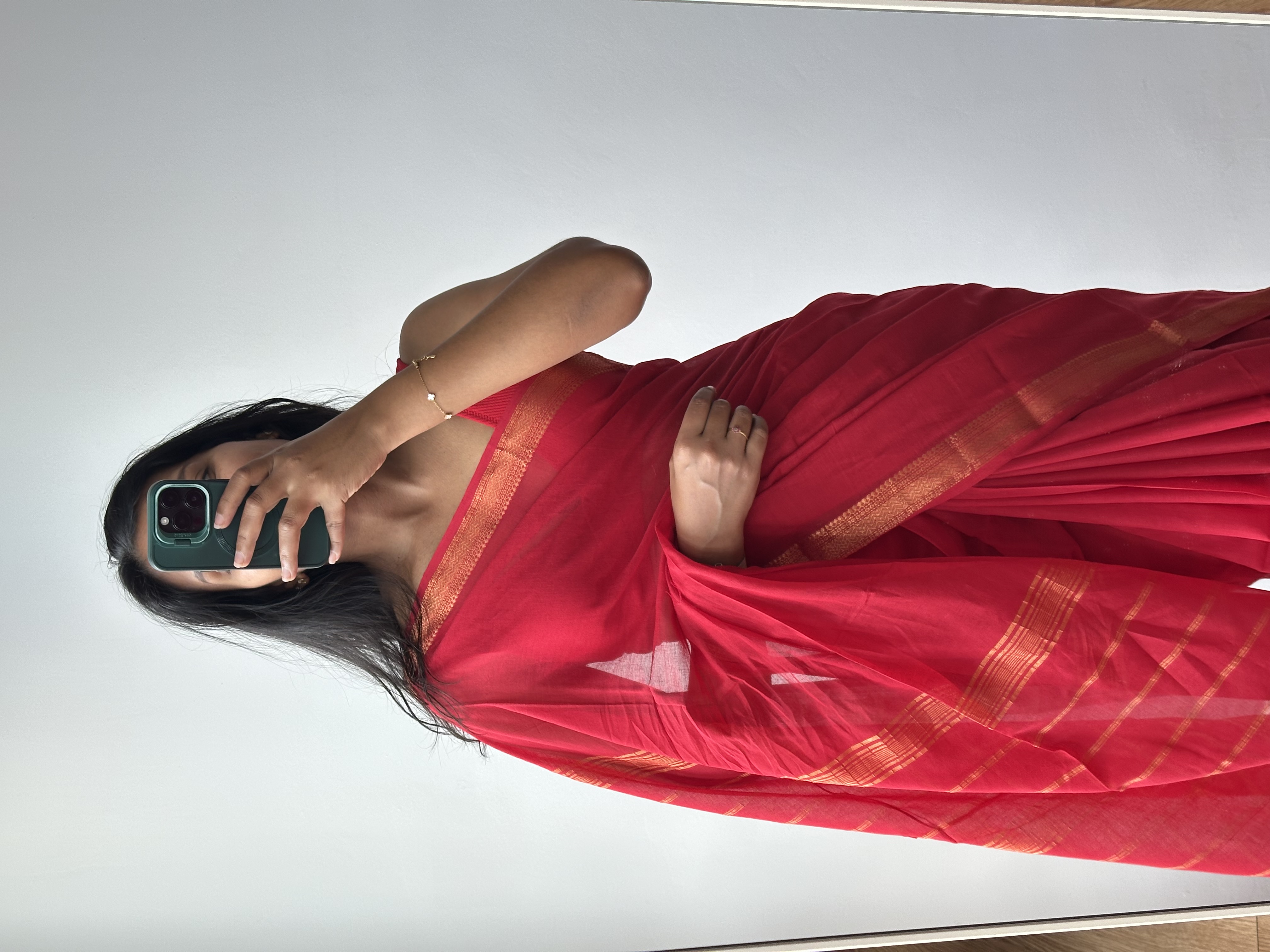 Bengal Cotton Mangalagiri Saree