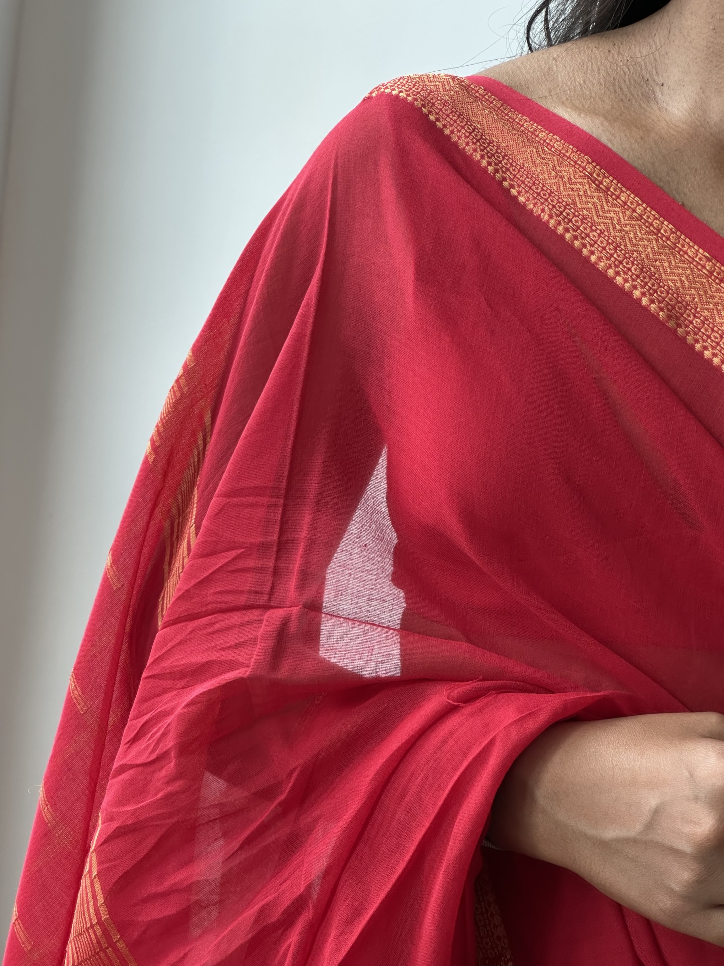 Bengal Cotton Mangalagiri Saree