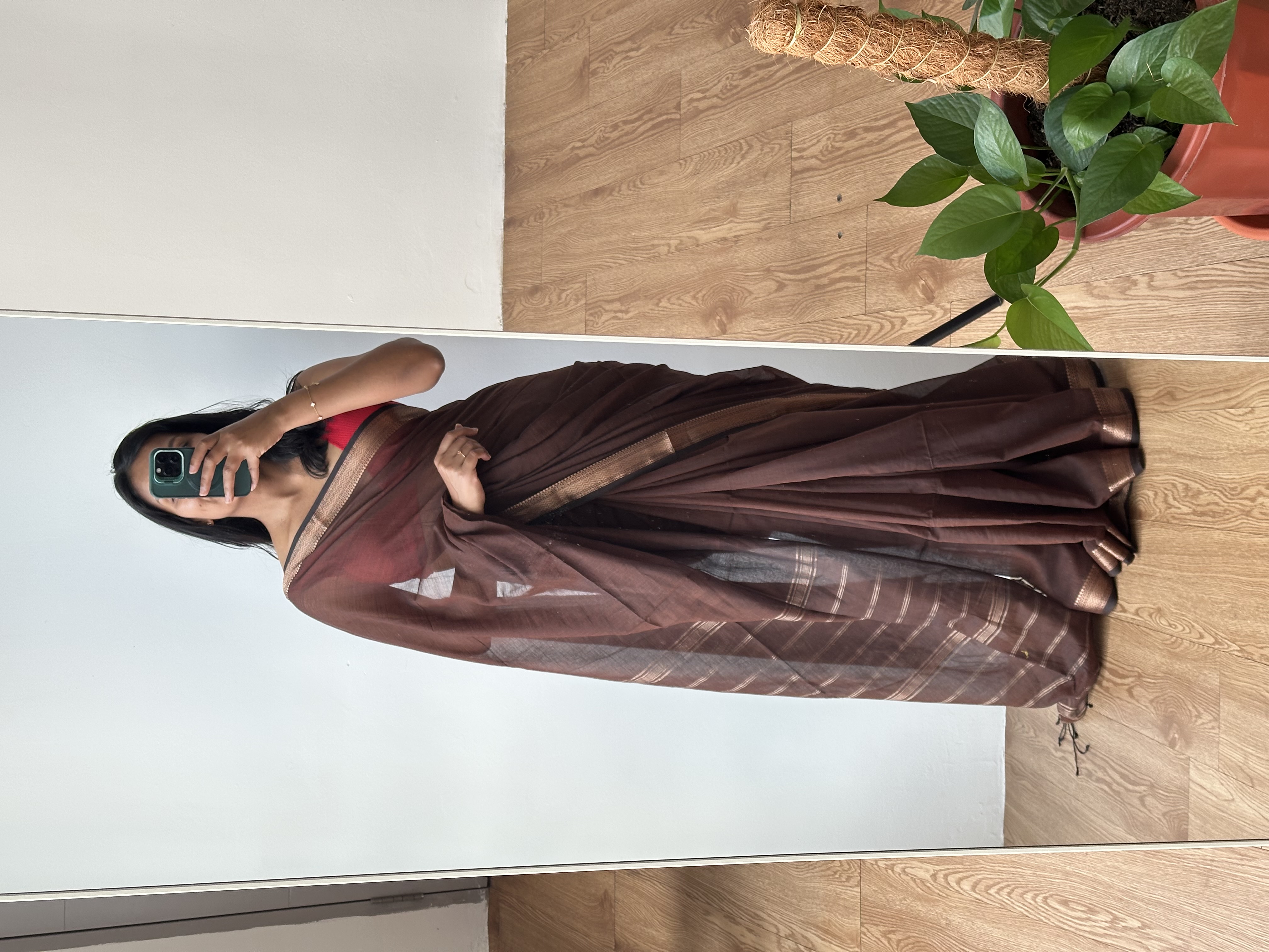 Bengal Cotton Mangalagiri Saree