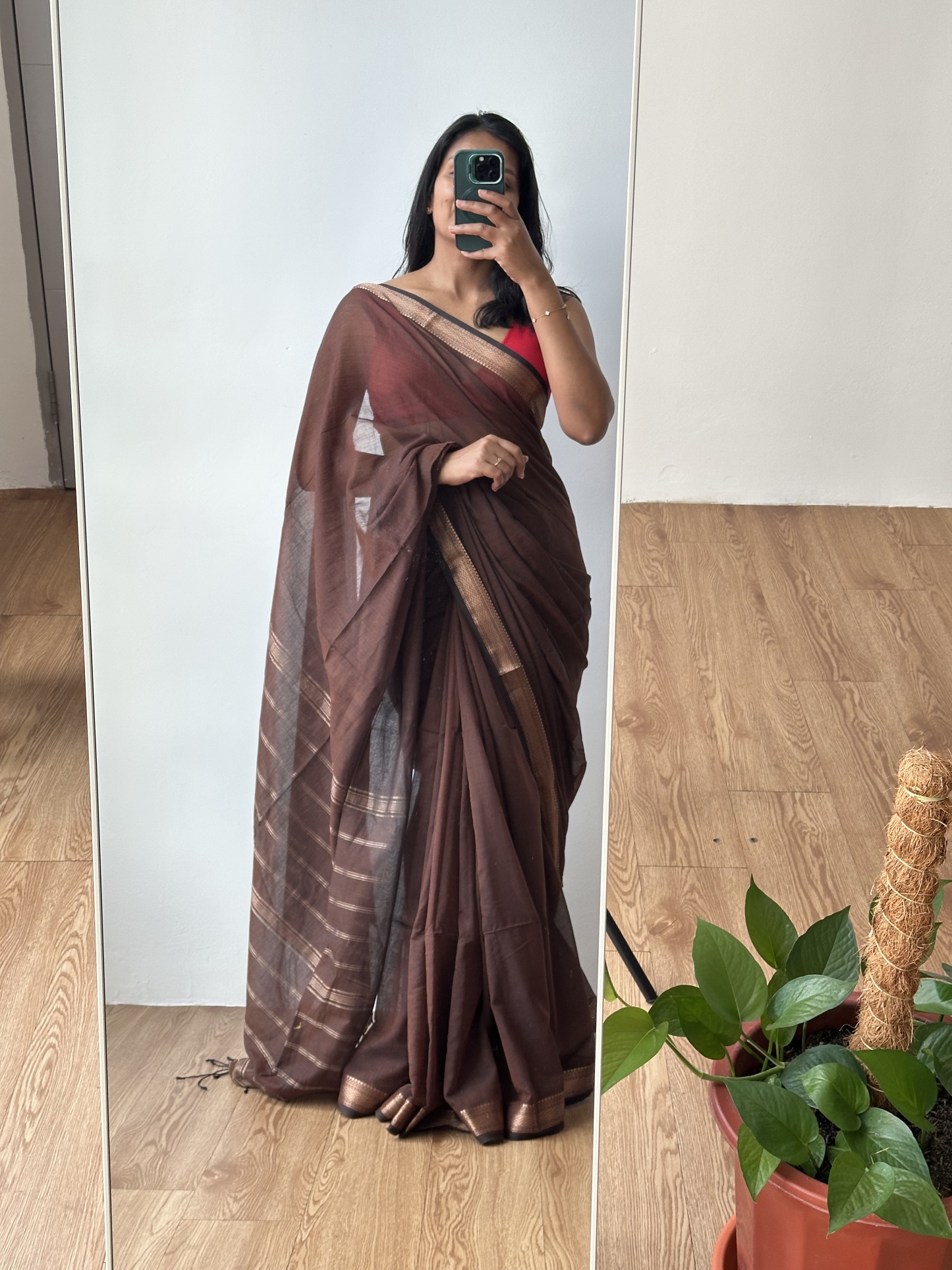 Bengal Cotton Mangalagiri Saree