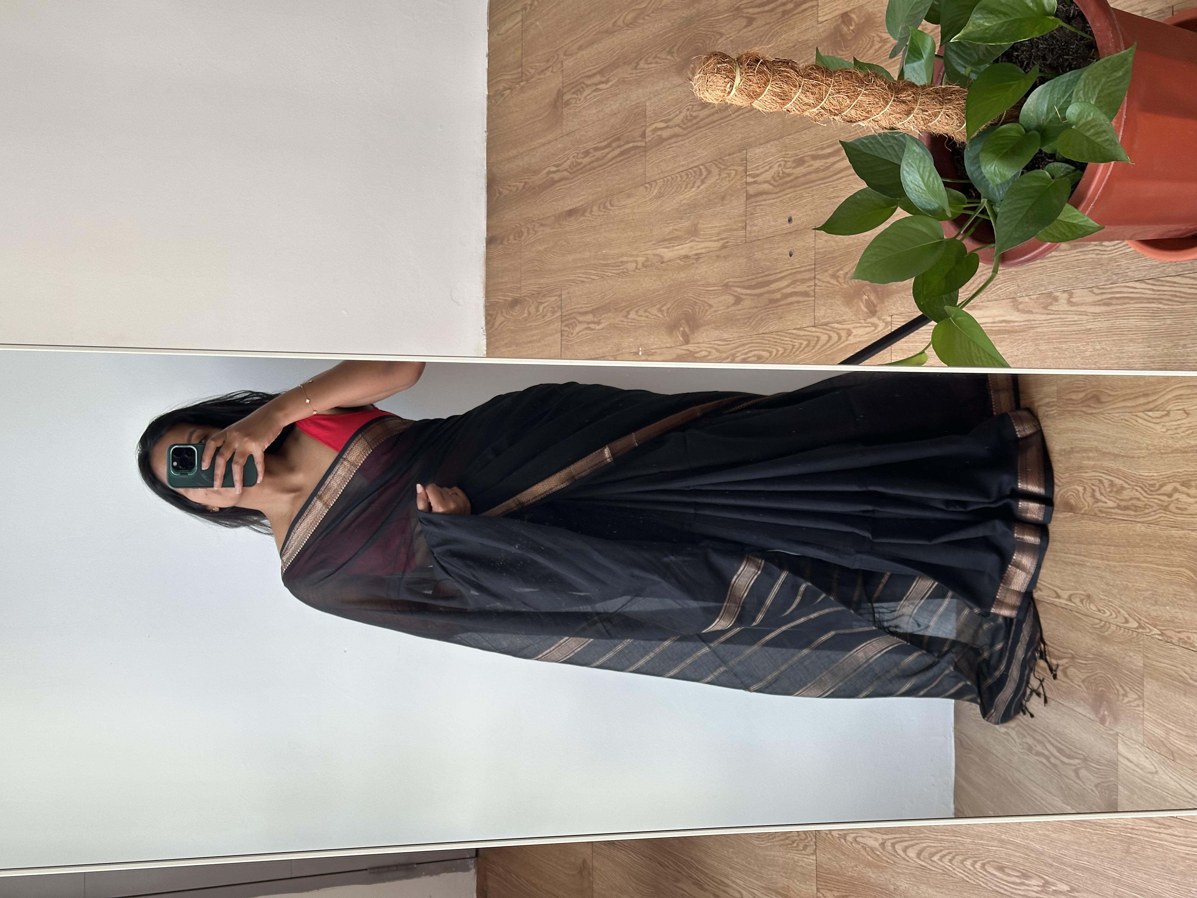 Bengal Cotton Mangalagiri Saree