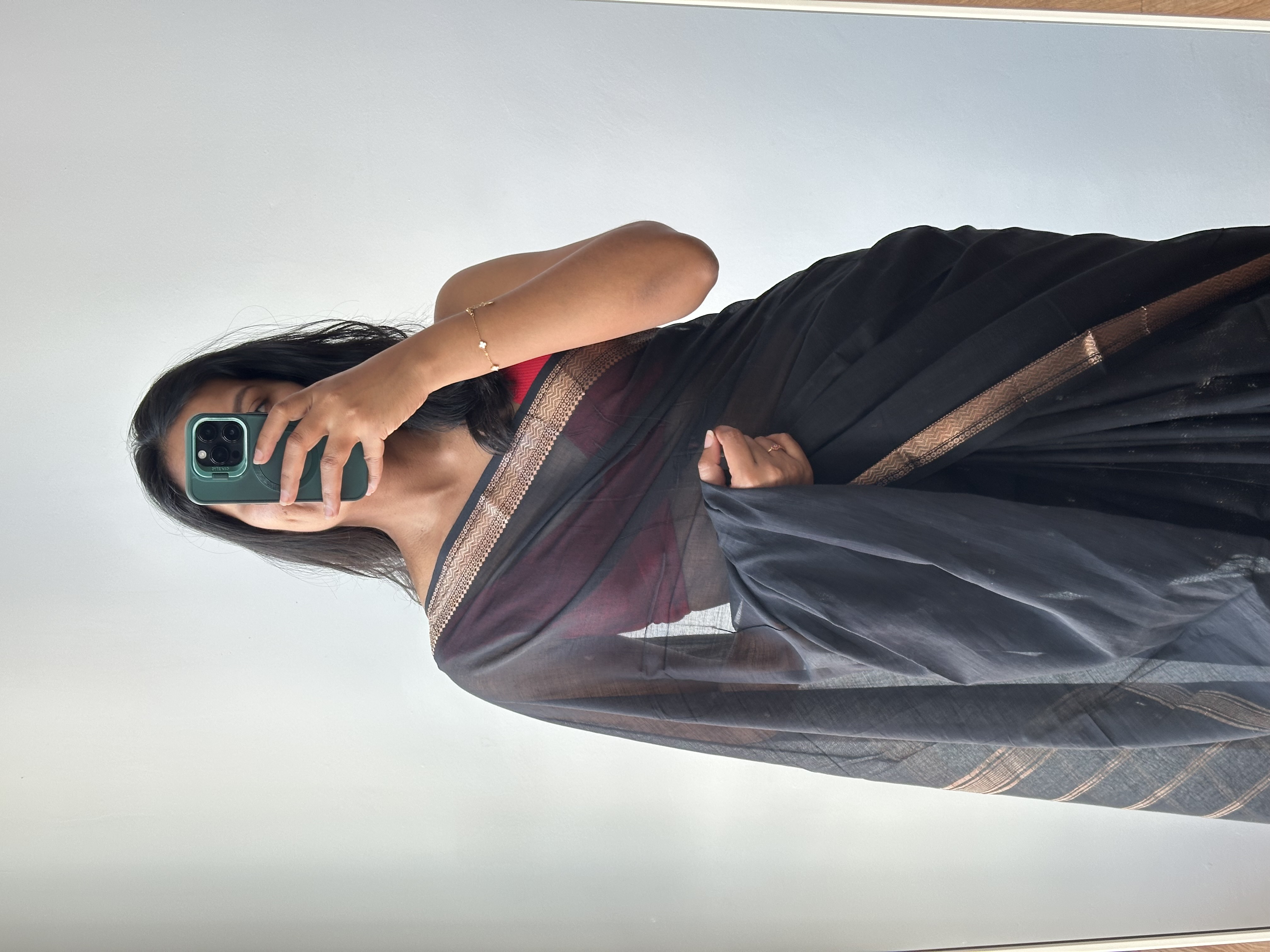 Bengal Cotton Mangalagiri Saree