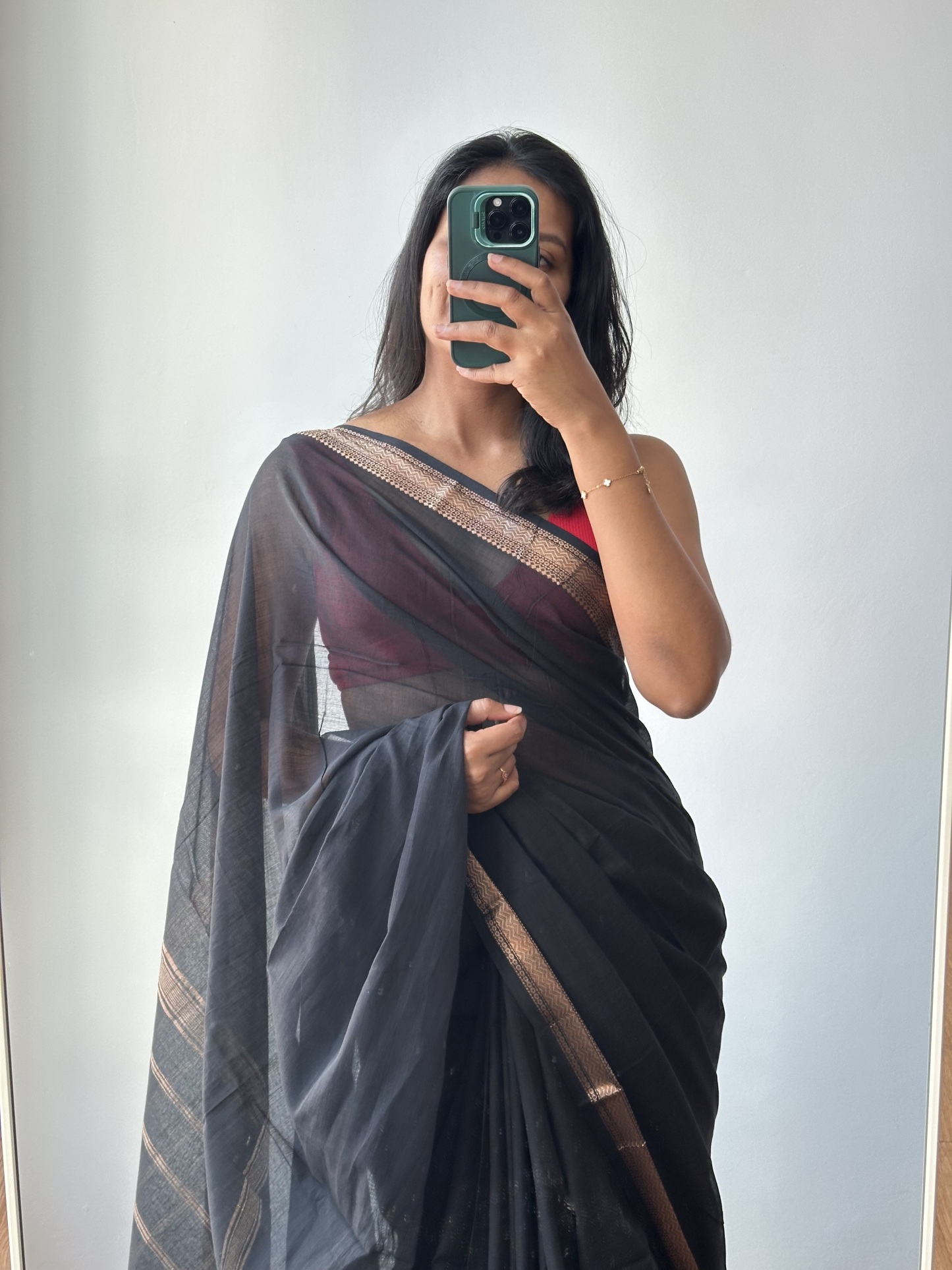 Bengal Cotton Mangalagiri Saree