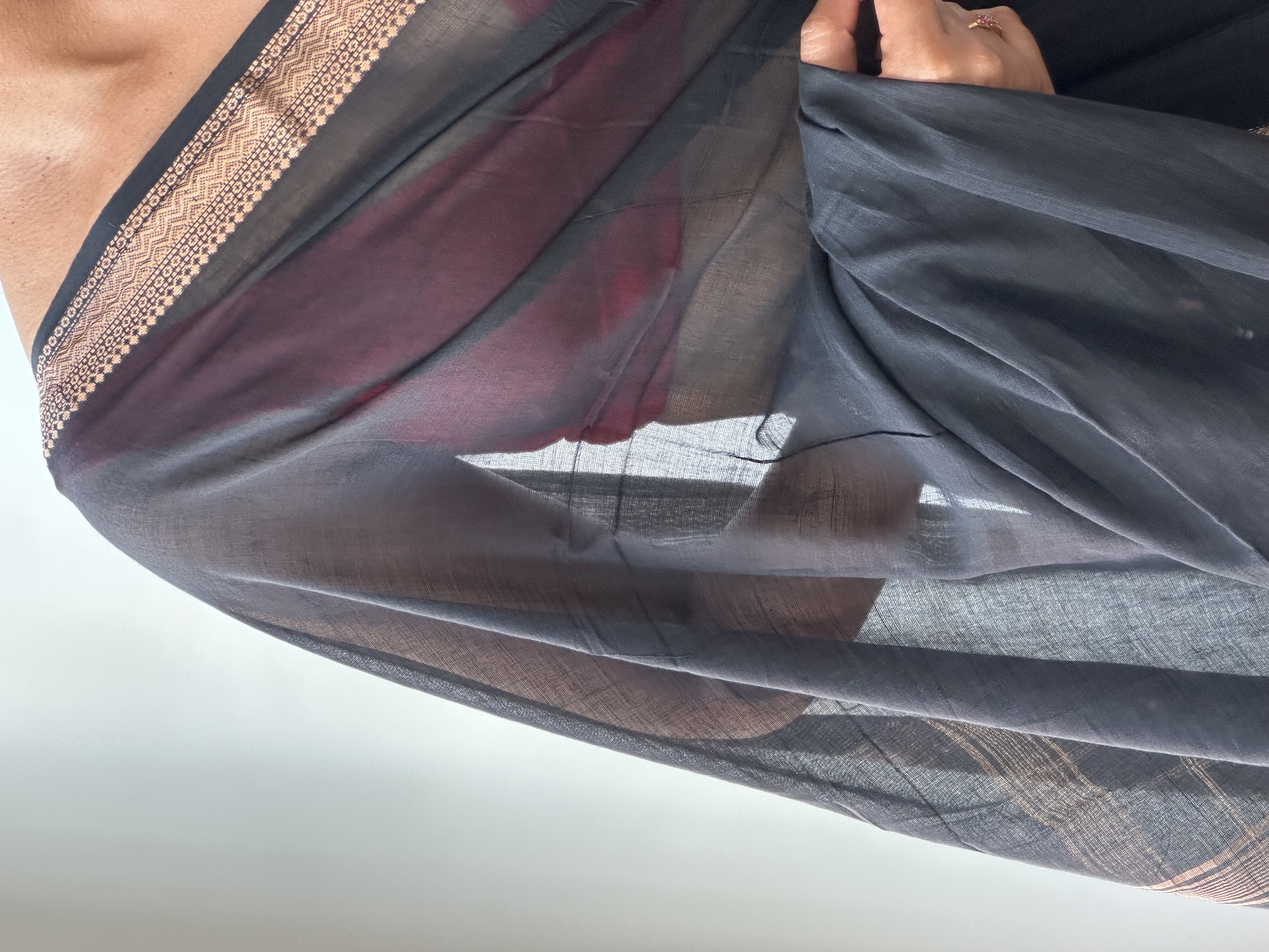 Bengal Cotton Mangalagiri Saree