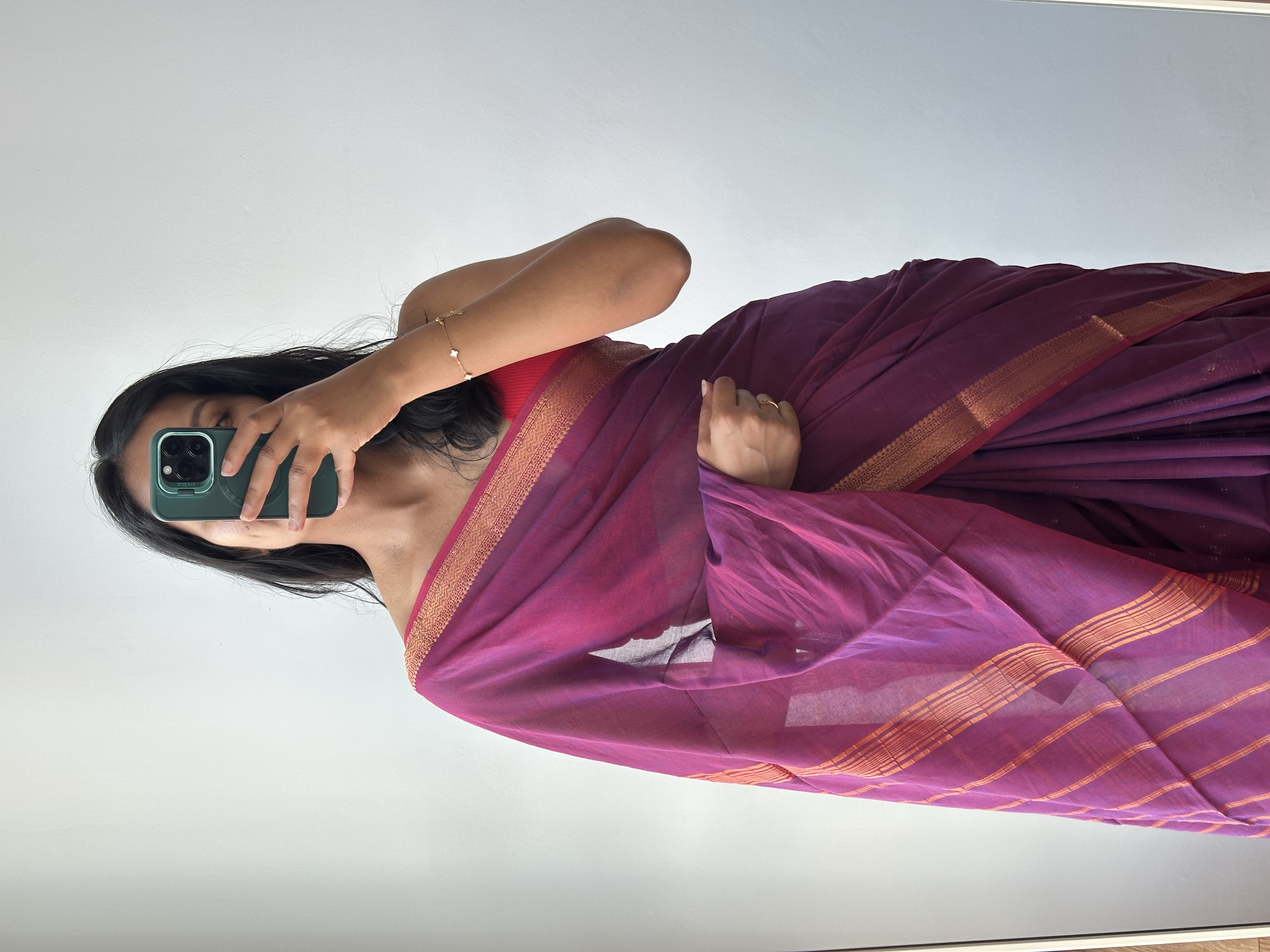 Bengal Cotton Mangalagiri Saree