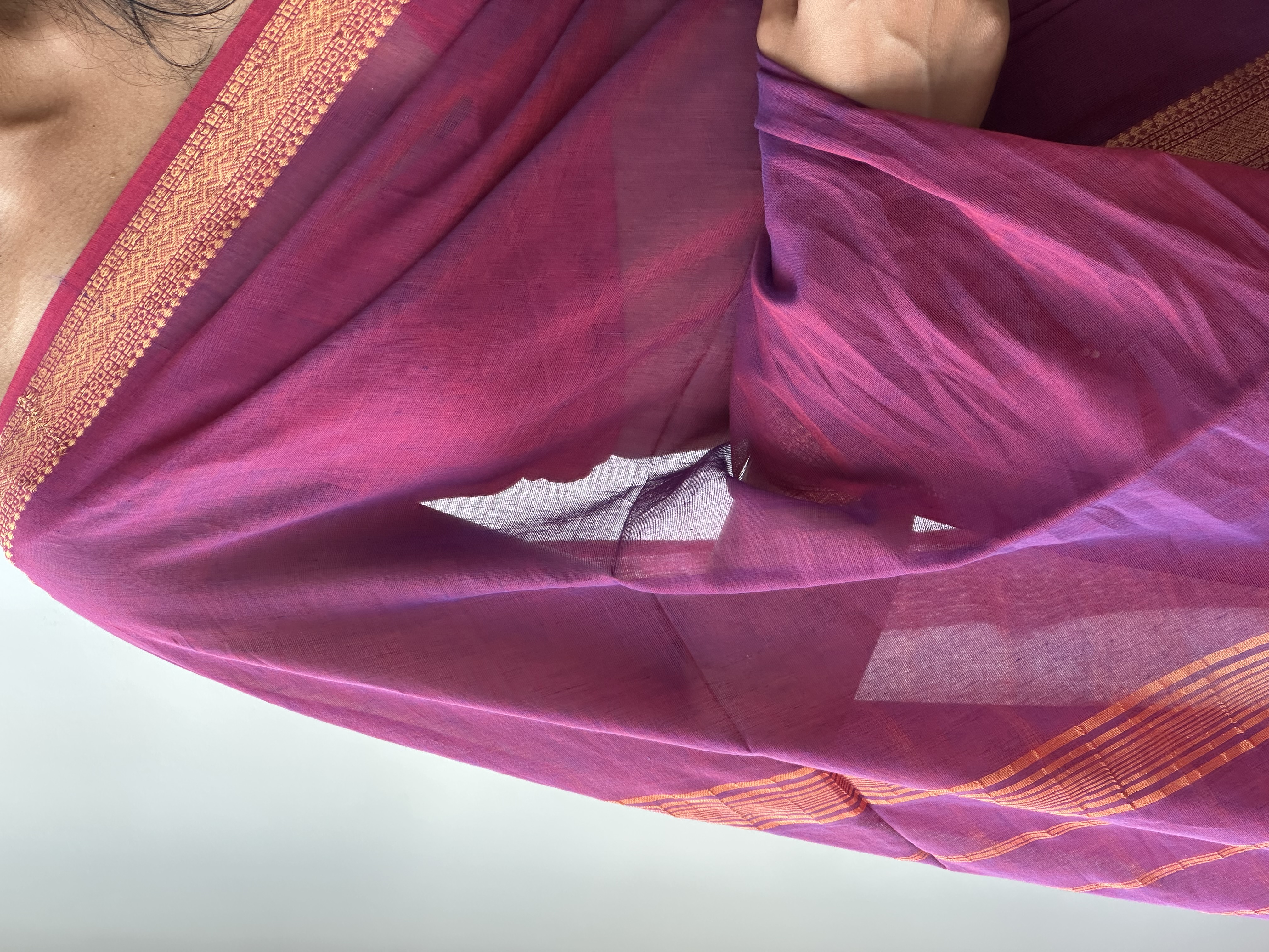 Bengal Cotton Mangalagiri Saree