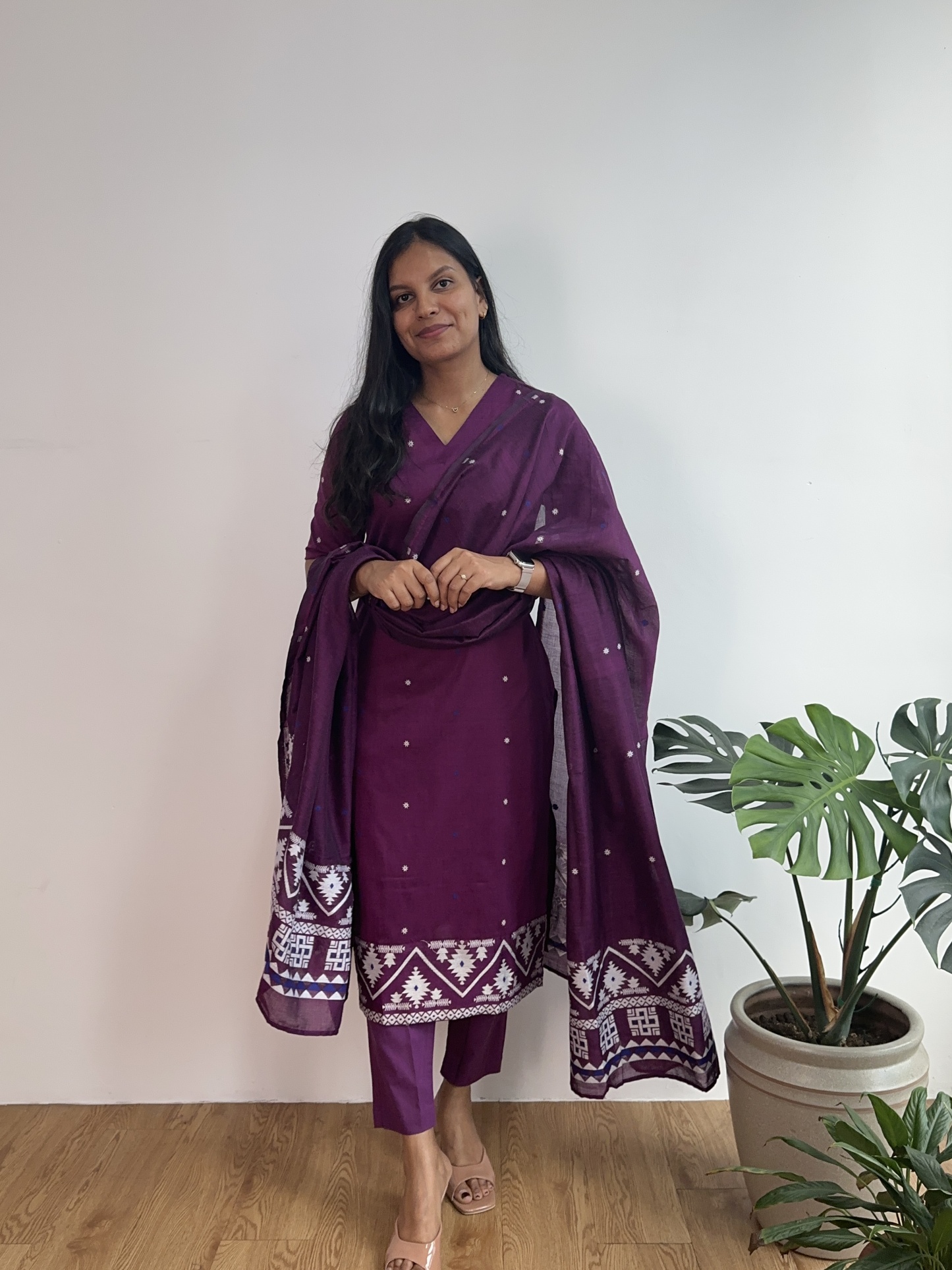 Handloom Jamdani Suit