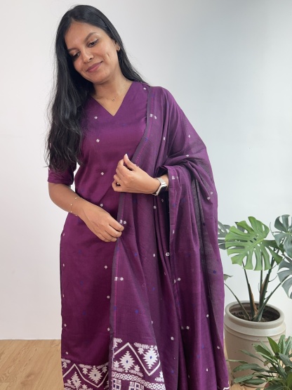 Handloom Jamdani Suit