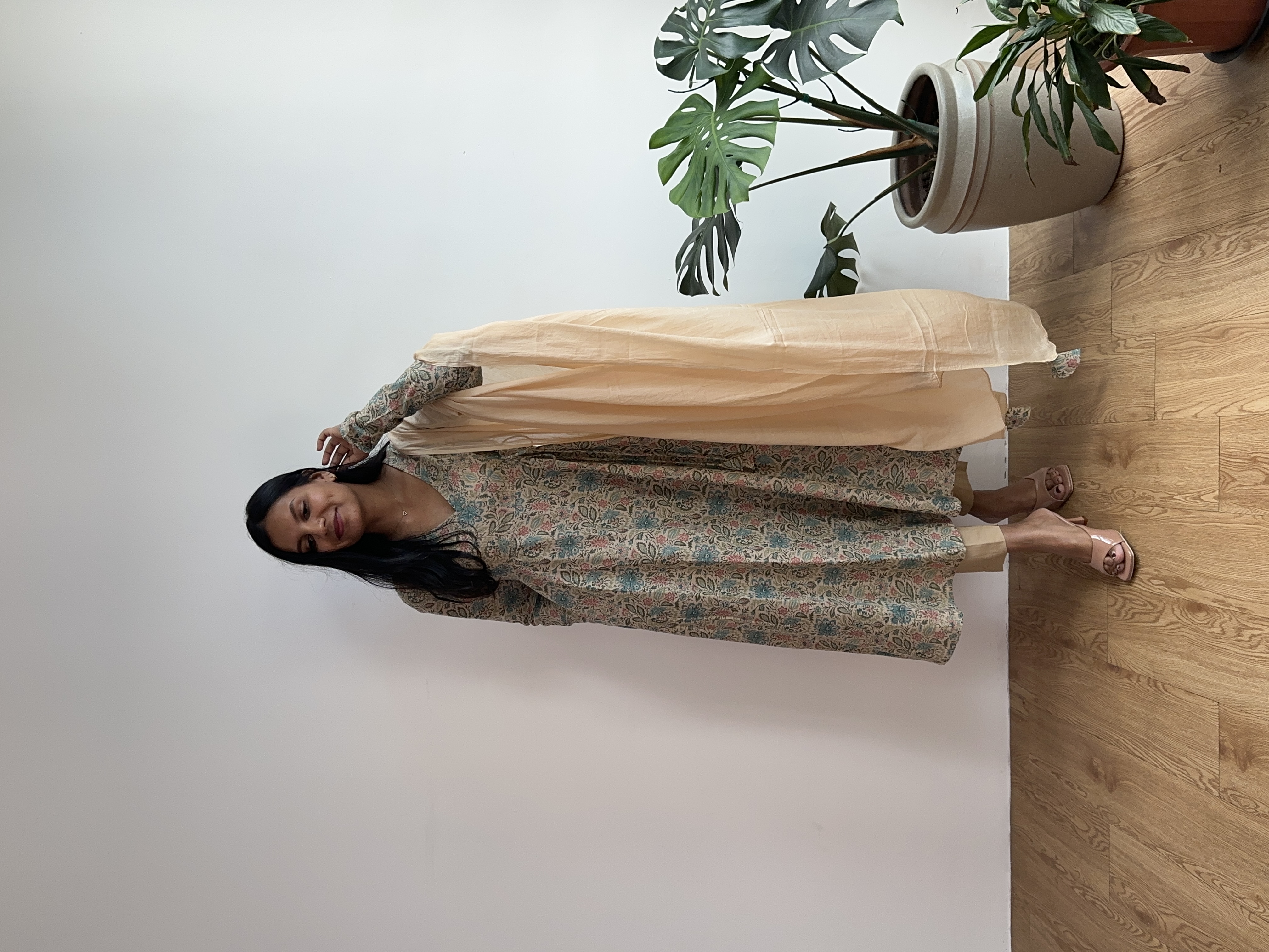 Lurex Anarkali Suit