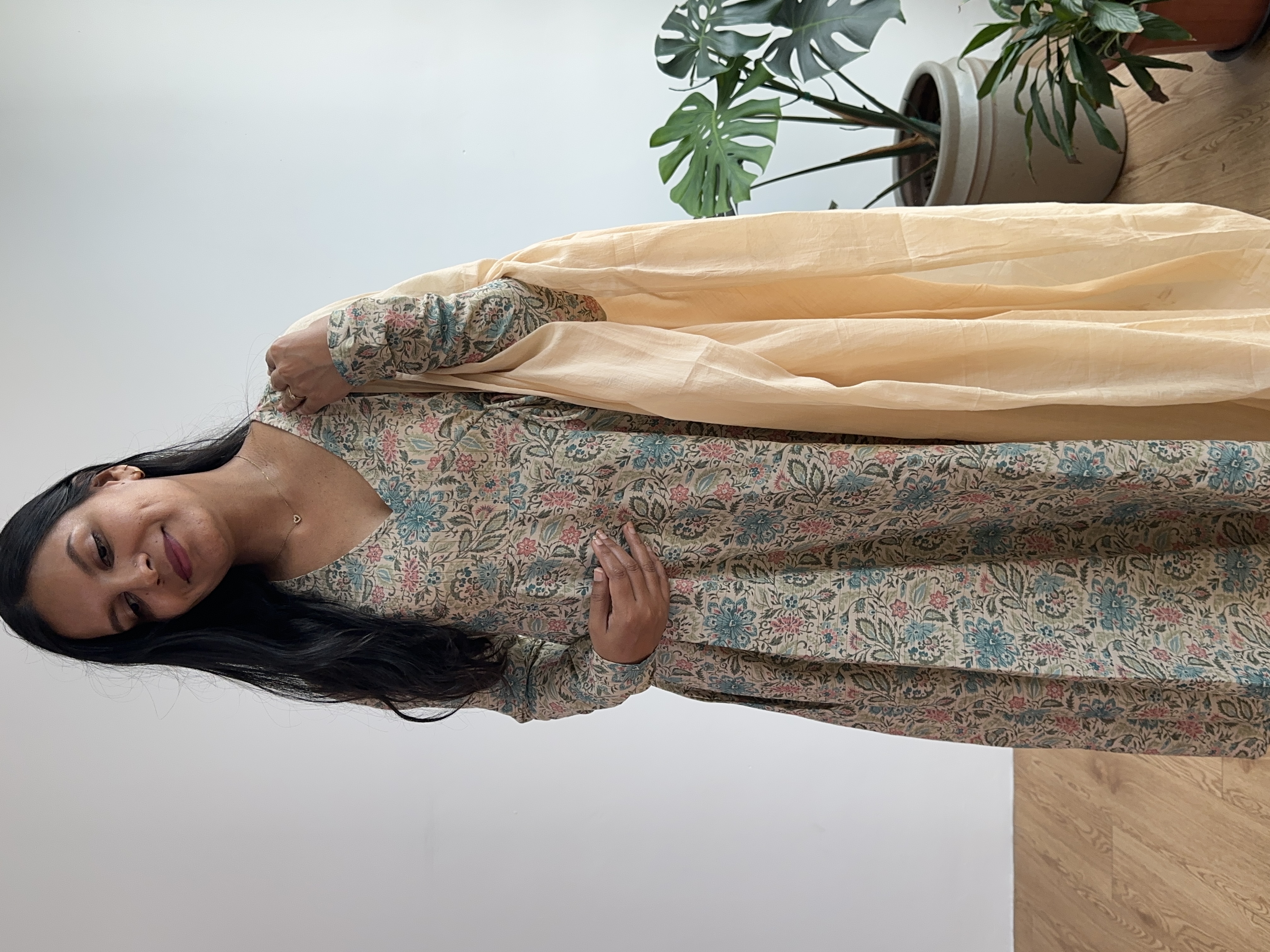 Lurex Anarkali Suit