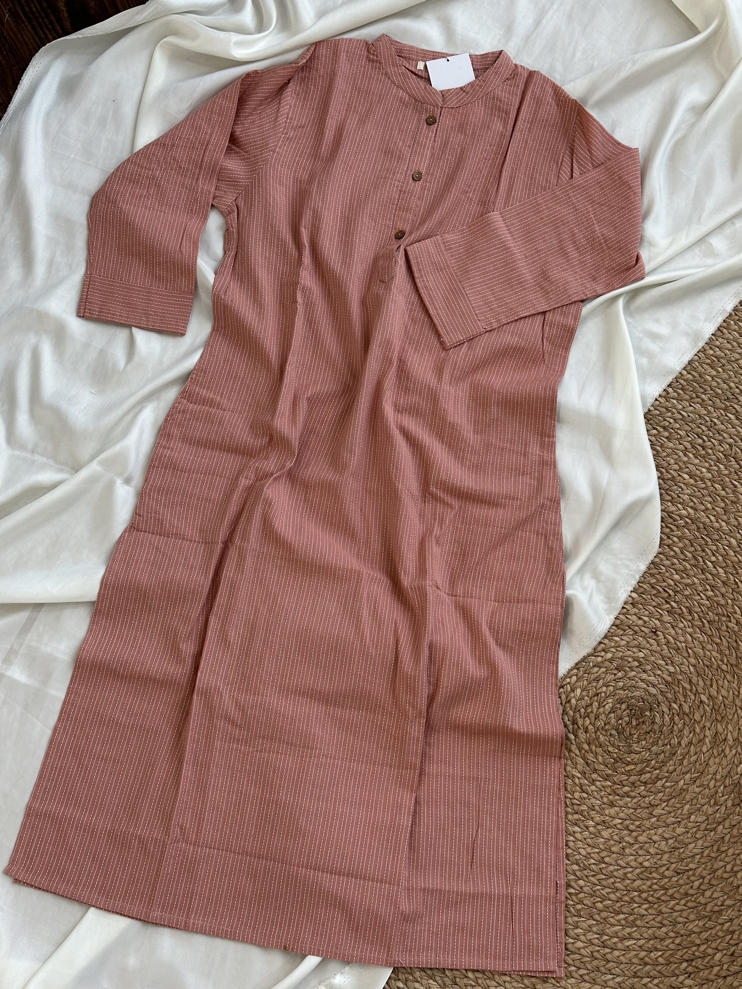 Threadwork Straight Kurti
