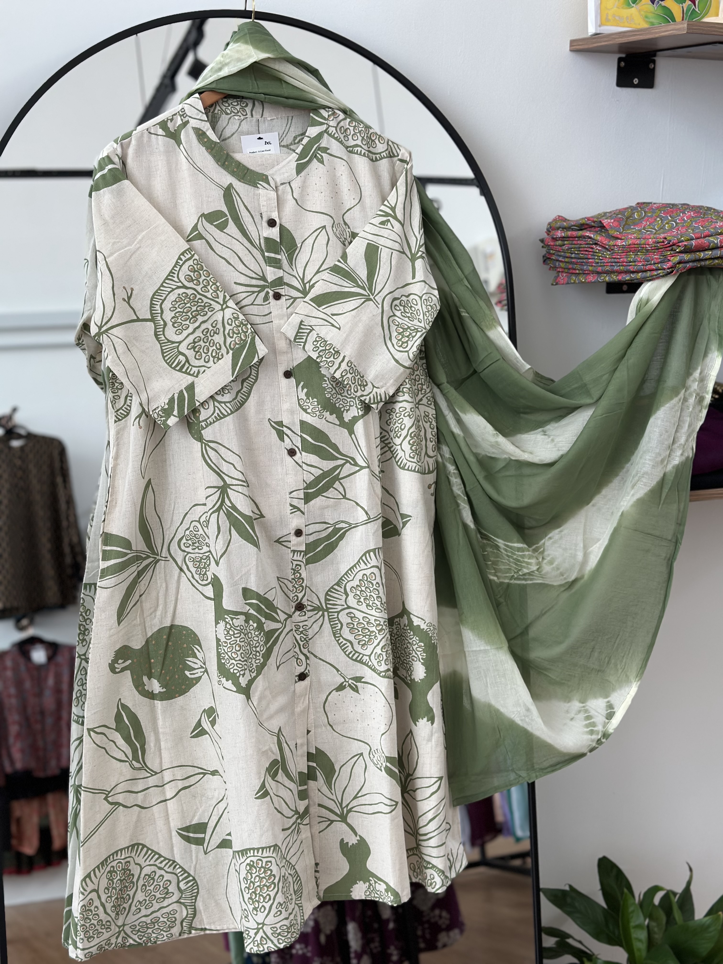 A Line Kurta Set